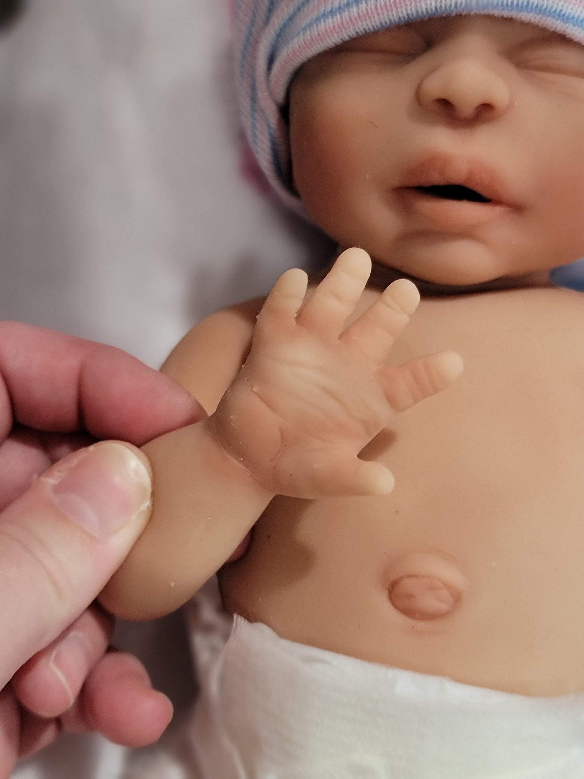 Silicone Baby Doll 14 inch Boy or Girl "Sabrina" or "Sebastian"