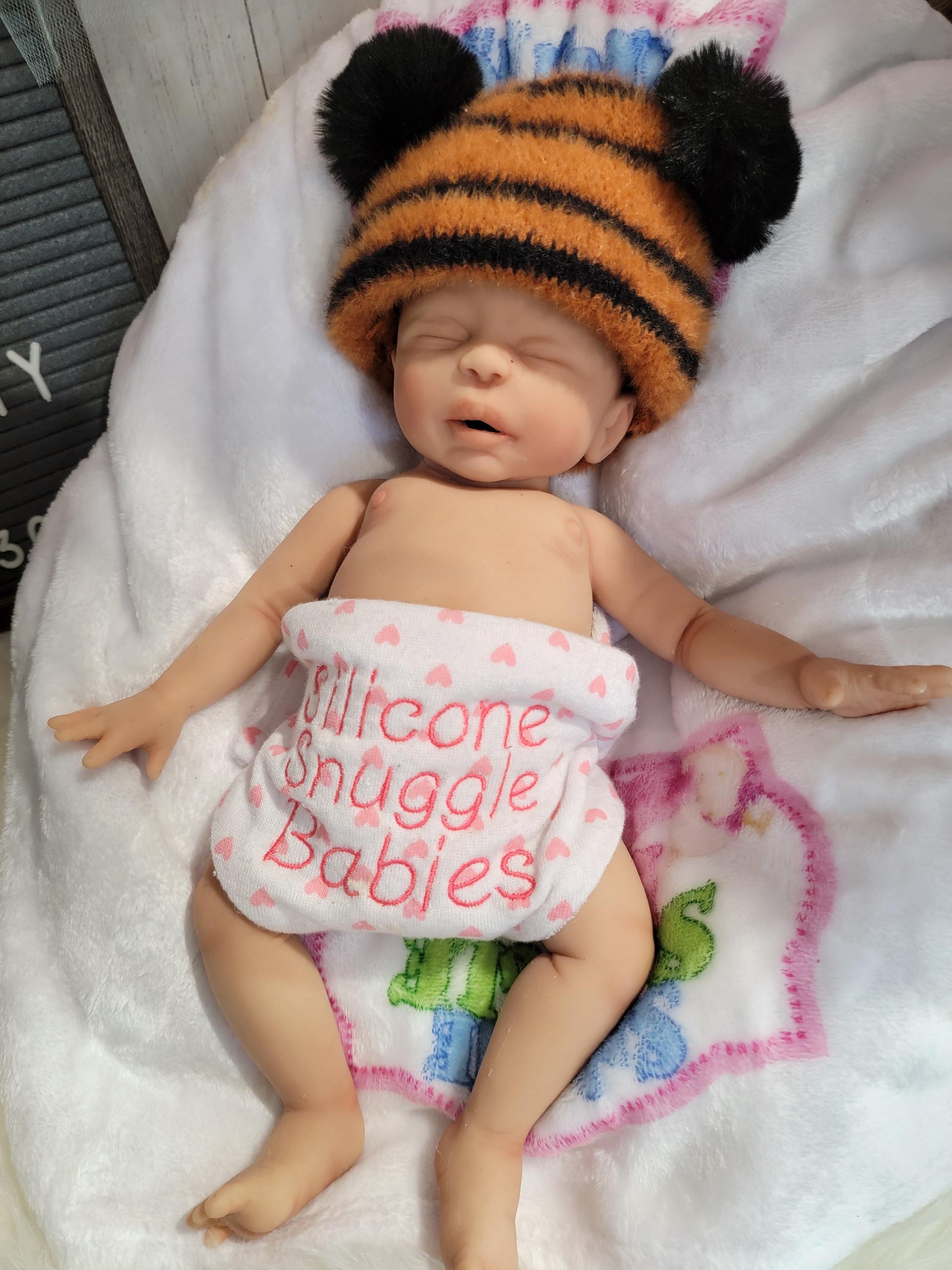 Silicone Baby Doll 14 inch Boy or Girl "Sabrina" or "Sebastian"