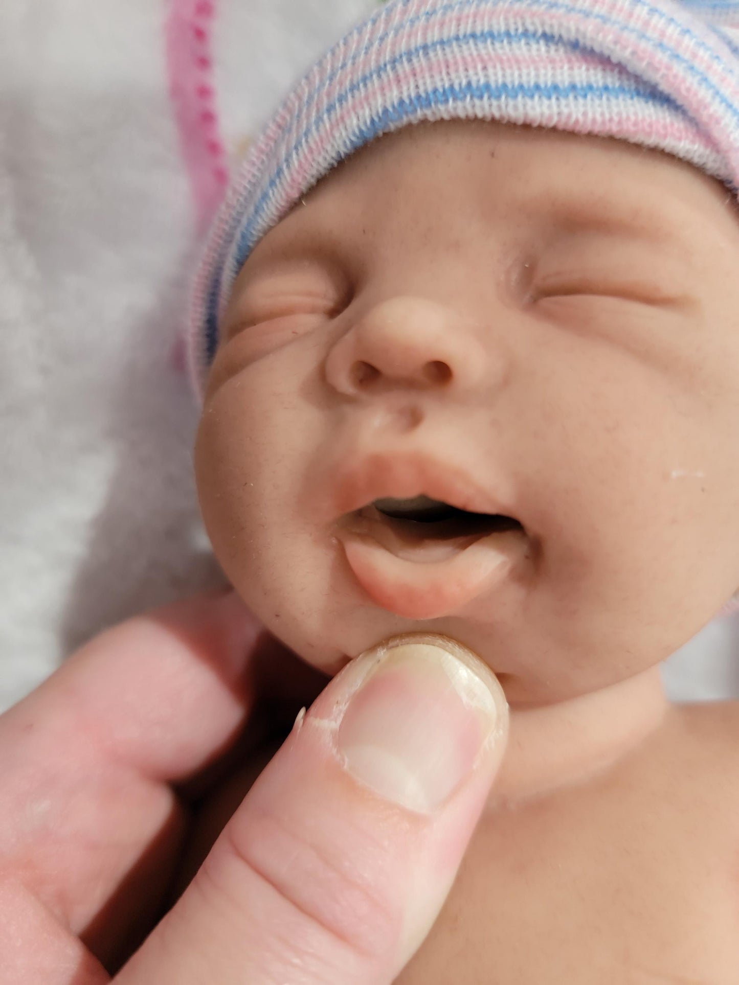 Handmade 12" Silicone Baby Doll "Charlotte" or "Carter" Enhanced Realism Edition