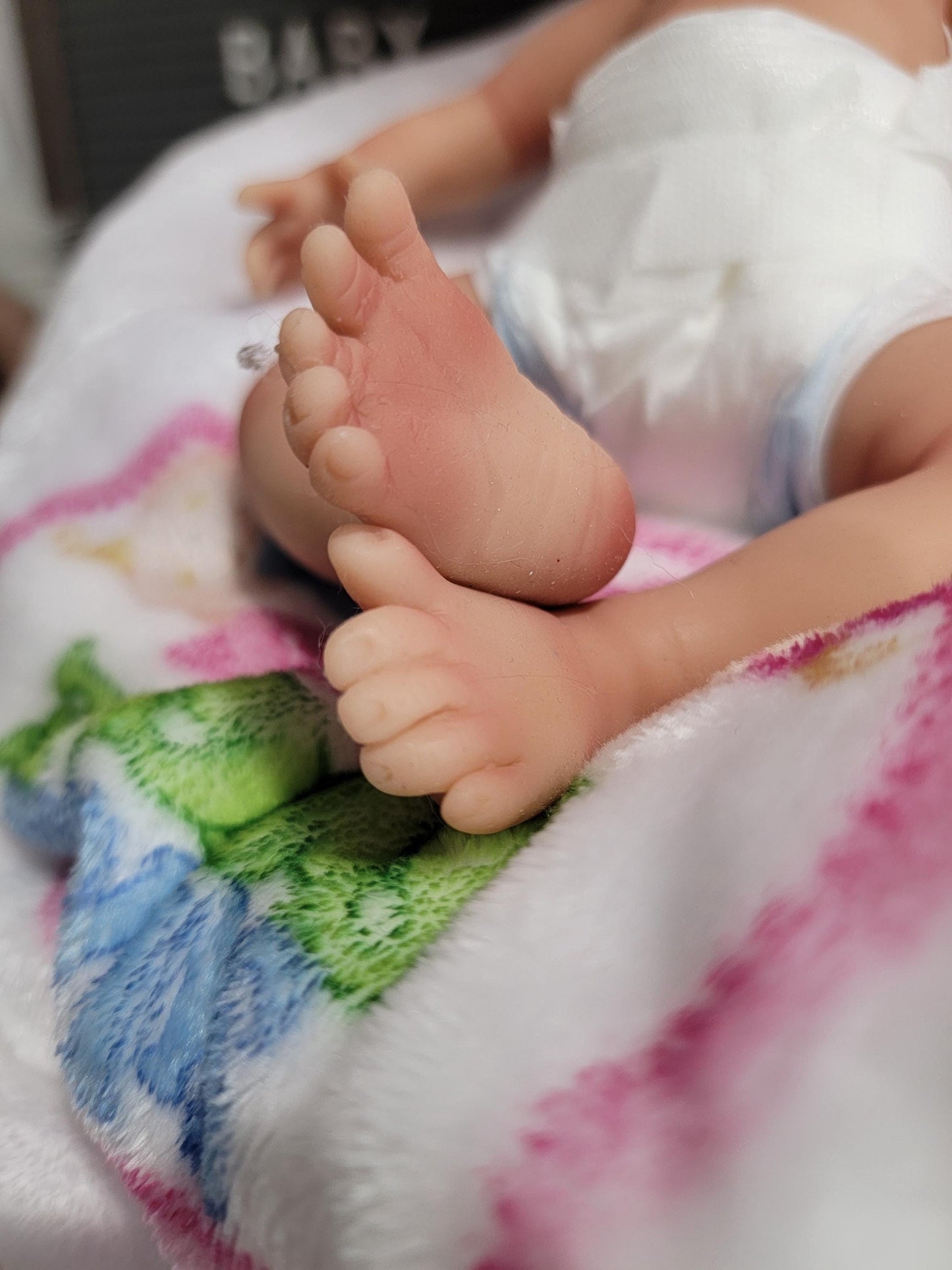 Silicone Baby Doll 12 inch Boy or Girl "Quinn"