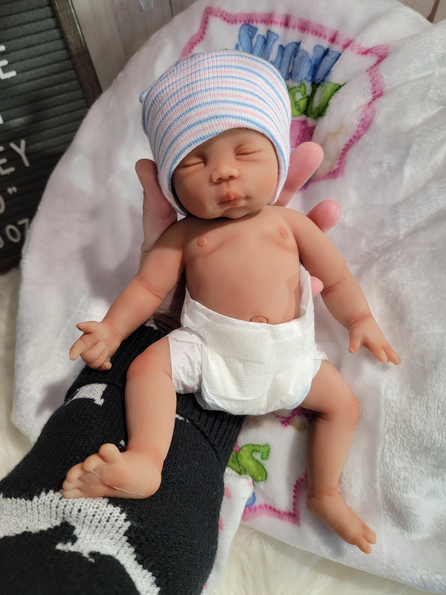 Silicone Baby Doll 10 inch Boy or Girl "Casey"
