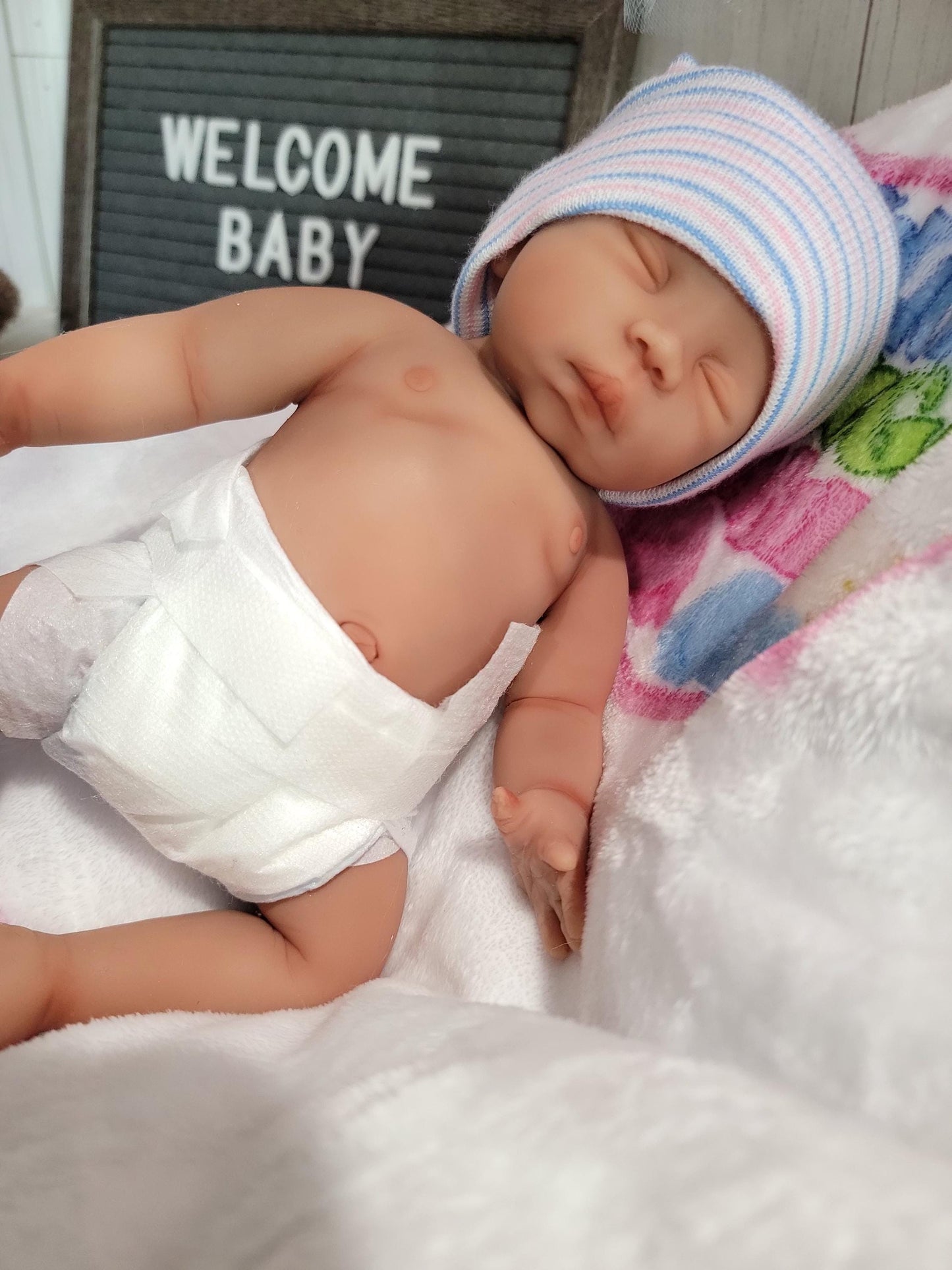 Silicone Baby Doll 10 inch Boy or Girl "Casey"