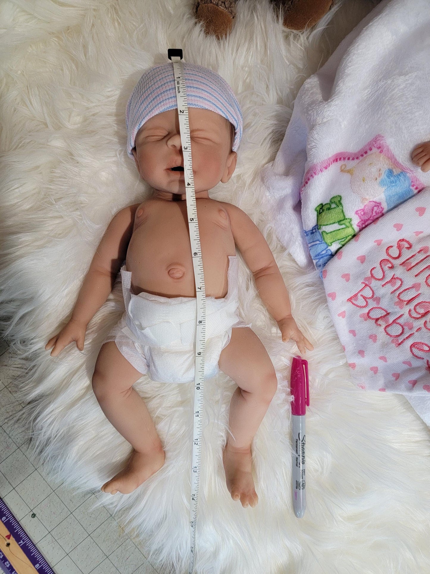 Handmade 14" Silicone Baby Doll "Sabrina" or "Sebastian" Enhanced Realism Edition