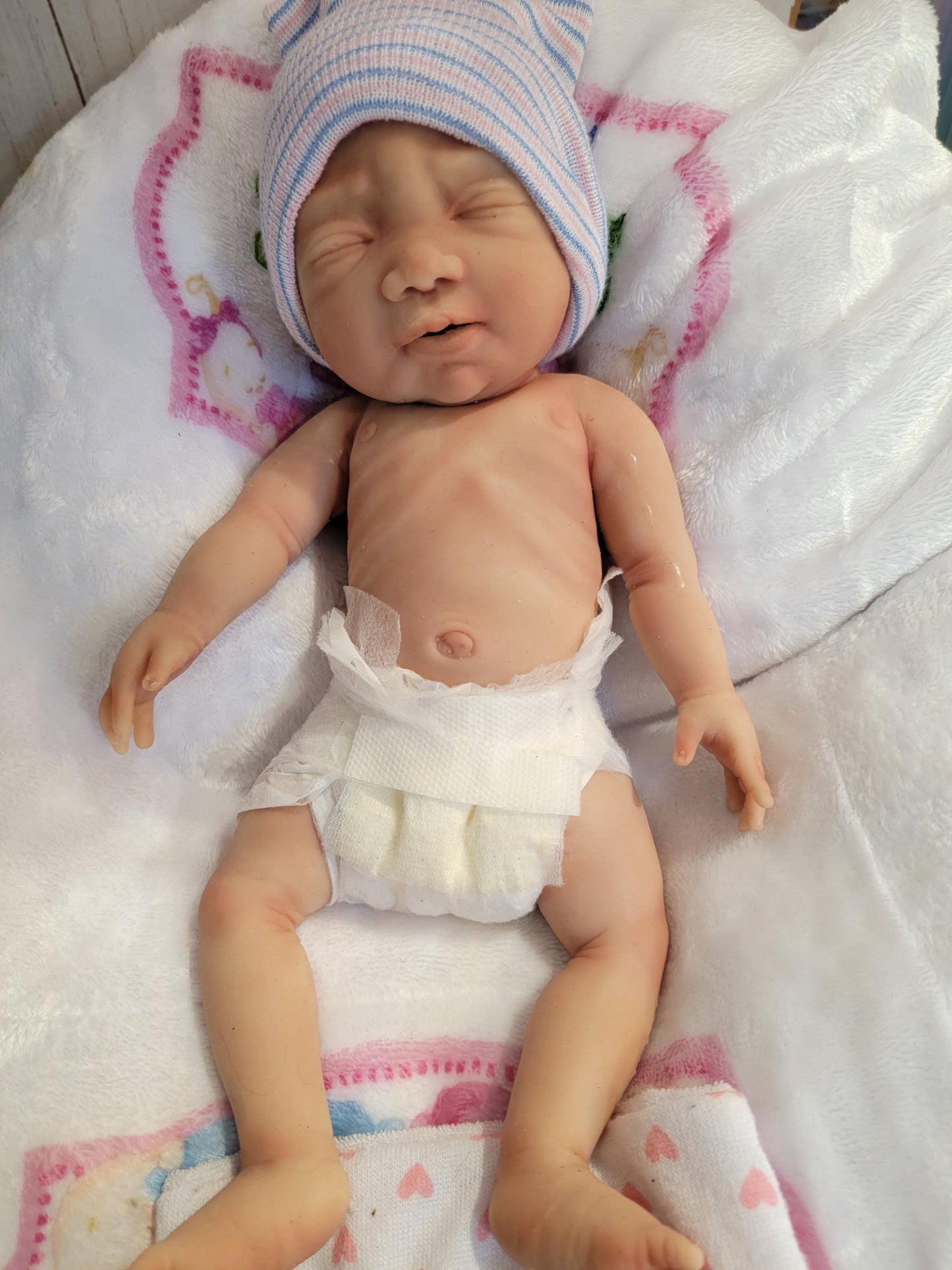 Silicone Baby Boy Doll 12 inch "Oliver"