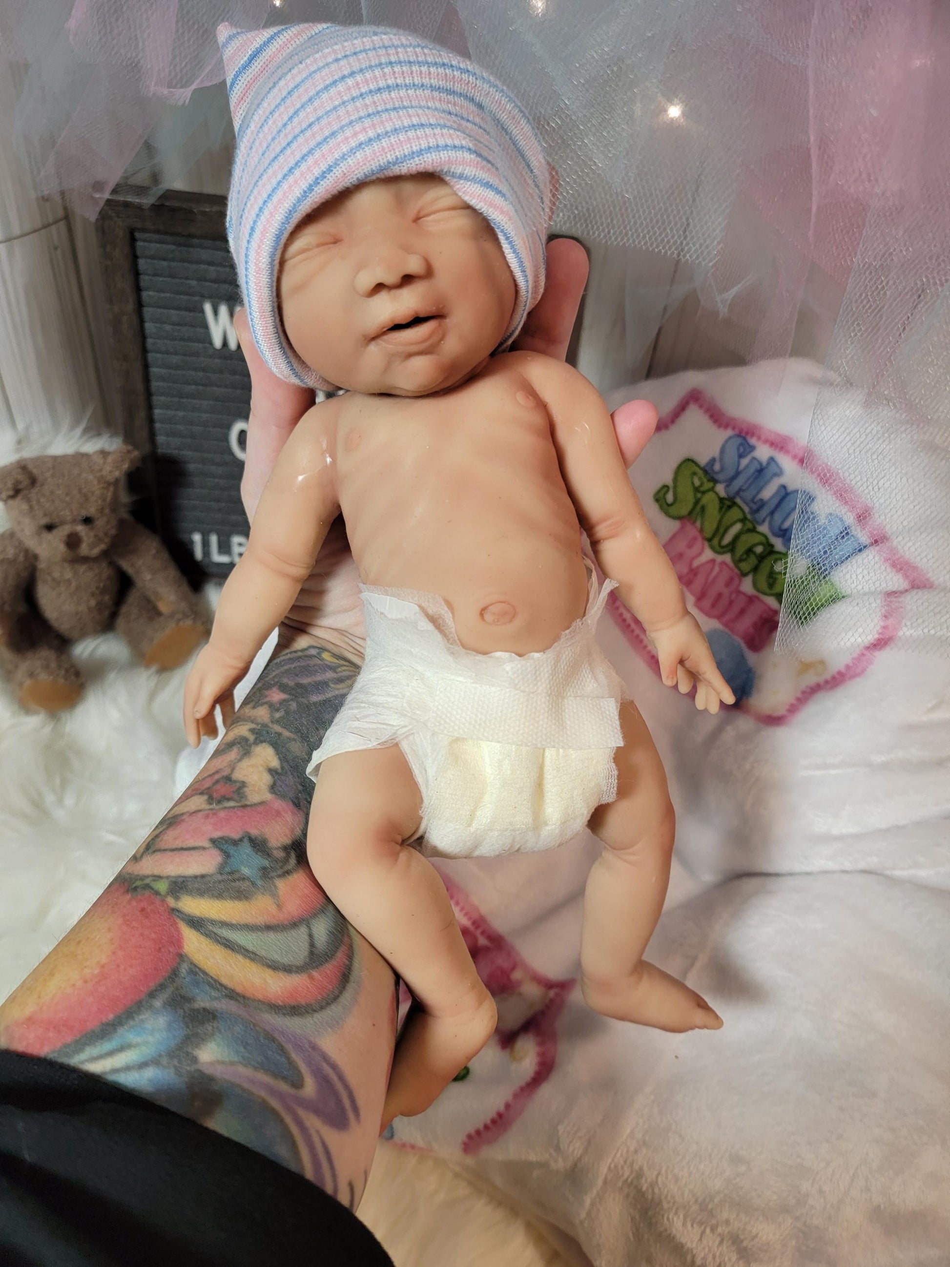 Silicone Baby Boy Doll 12 inch "Oliver"