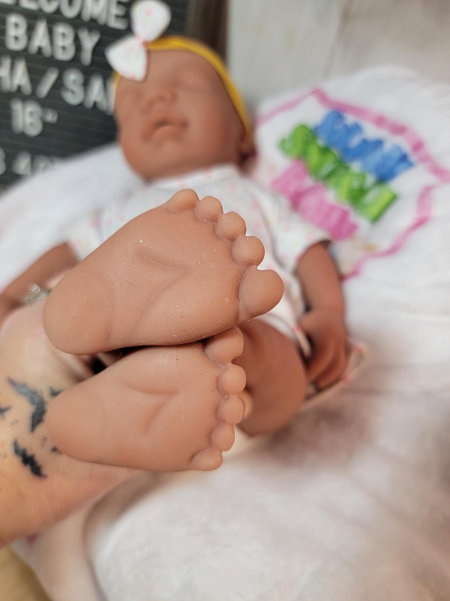 Silicone Baby Doll 16 inch Boy or Girl "Sasha" or "Sam"