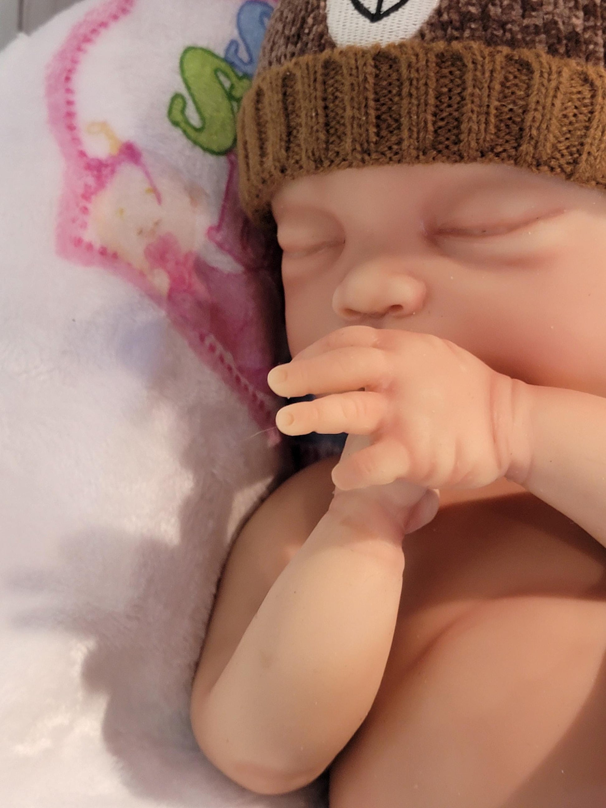 Handmade 22" Silicone Baby Doll "Riley" Enhanced Realism Edition