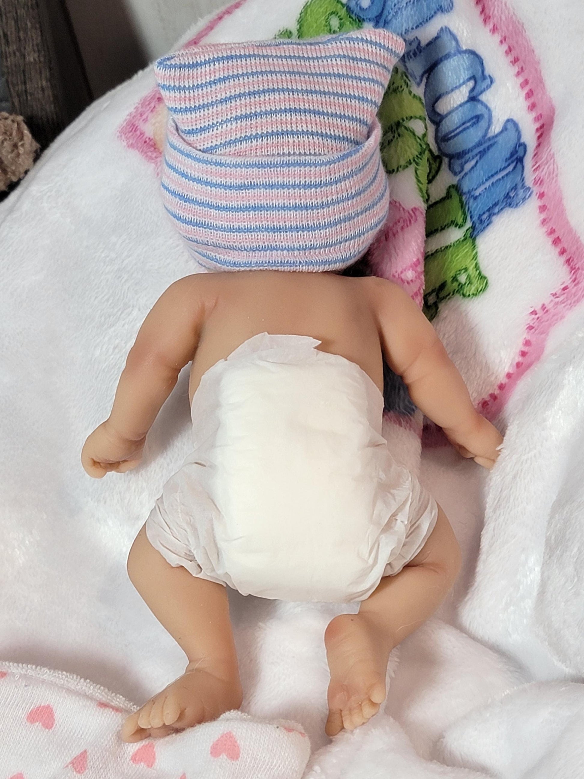 Silicone Baby Doll 7 inch Boy or Girl "Madison" or "Matthew"