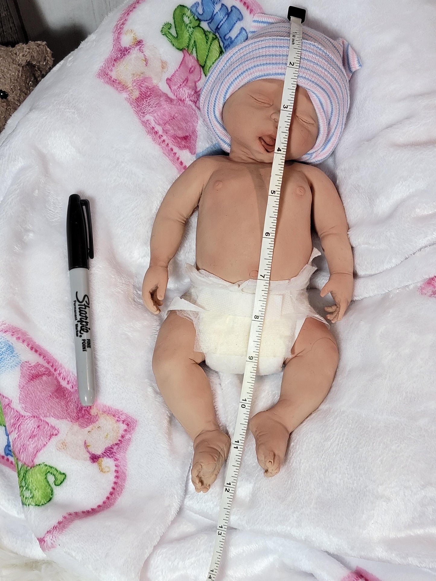 Silicone Baby Doll 12 inch Boy or Girl "Angelica" or "Arthur"