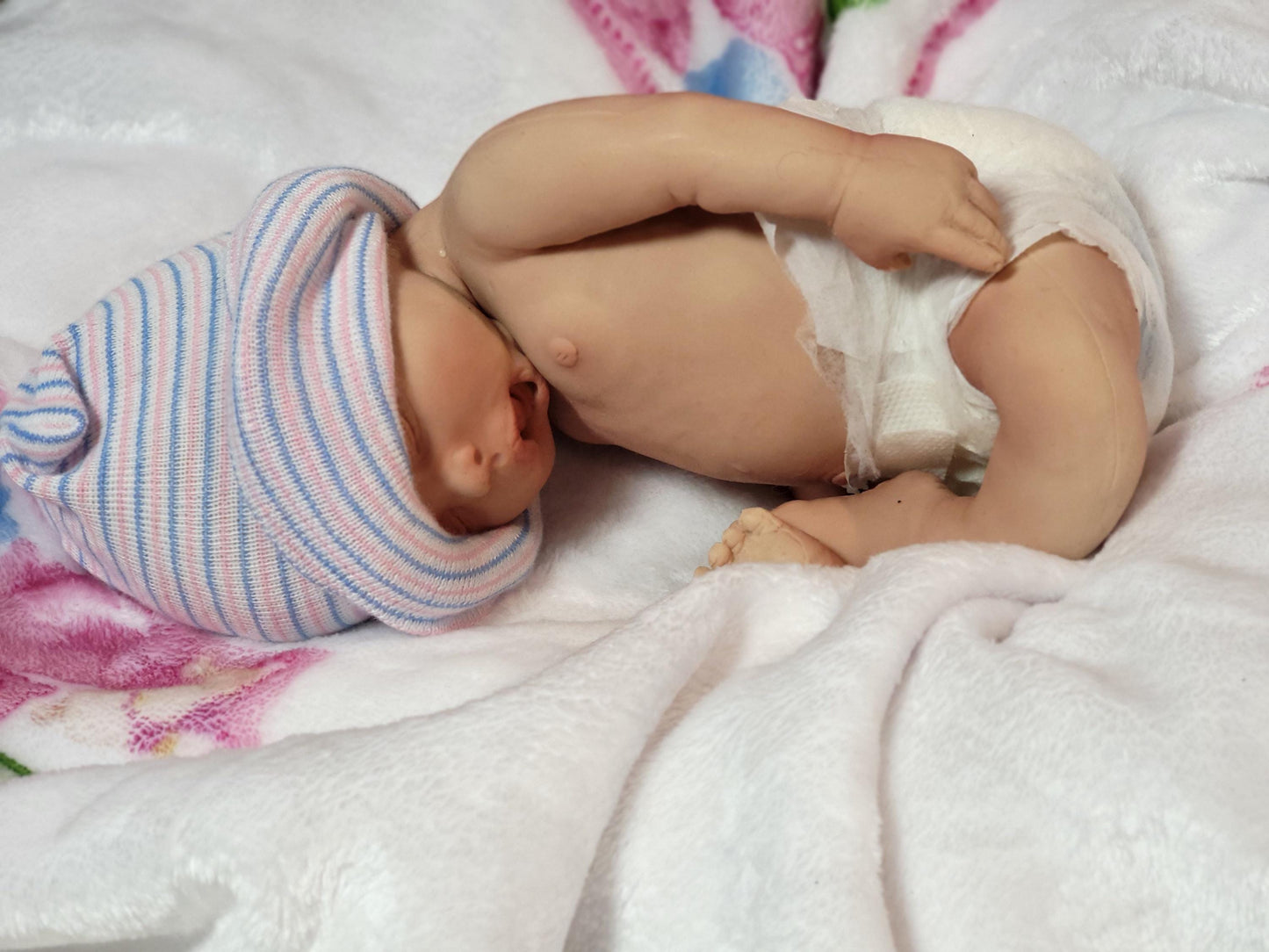 Silicone Baby Doll 12 inch Boy or Girl "Angelica" or "Arthur"