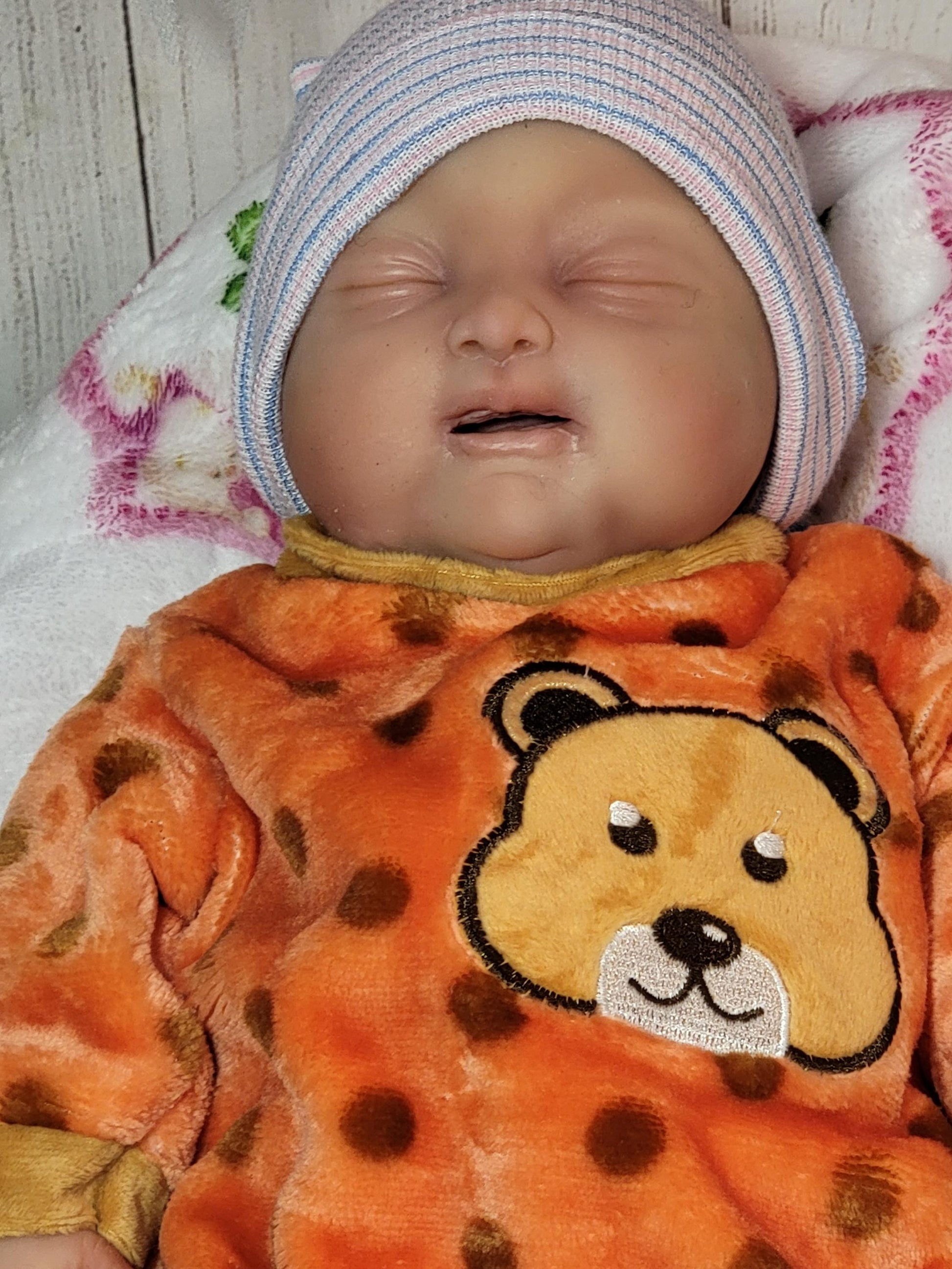 New Baby Available-Handmade 18" Silicone Baby Doll "Brianna" or "Brian" Enhanced Realism Edition