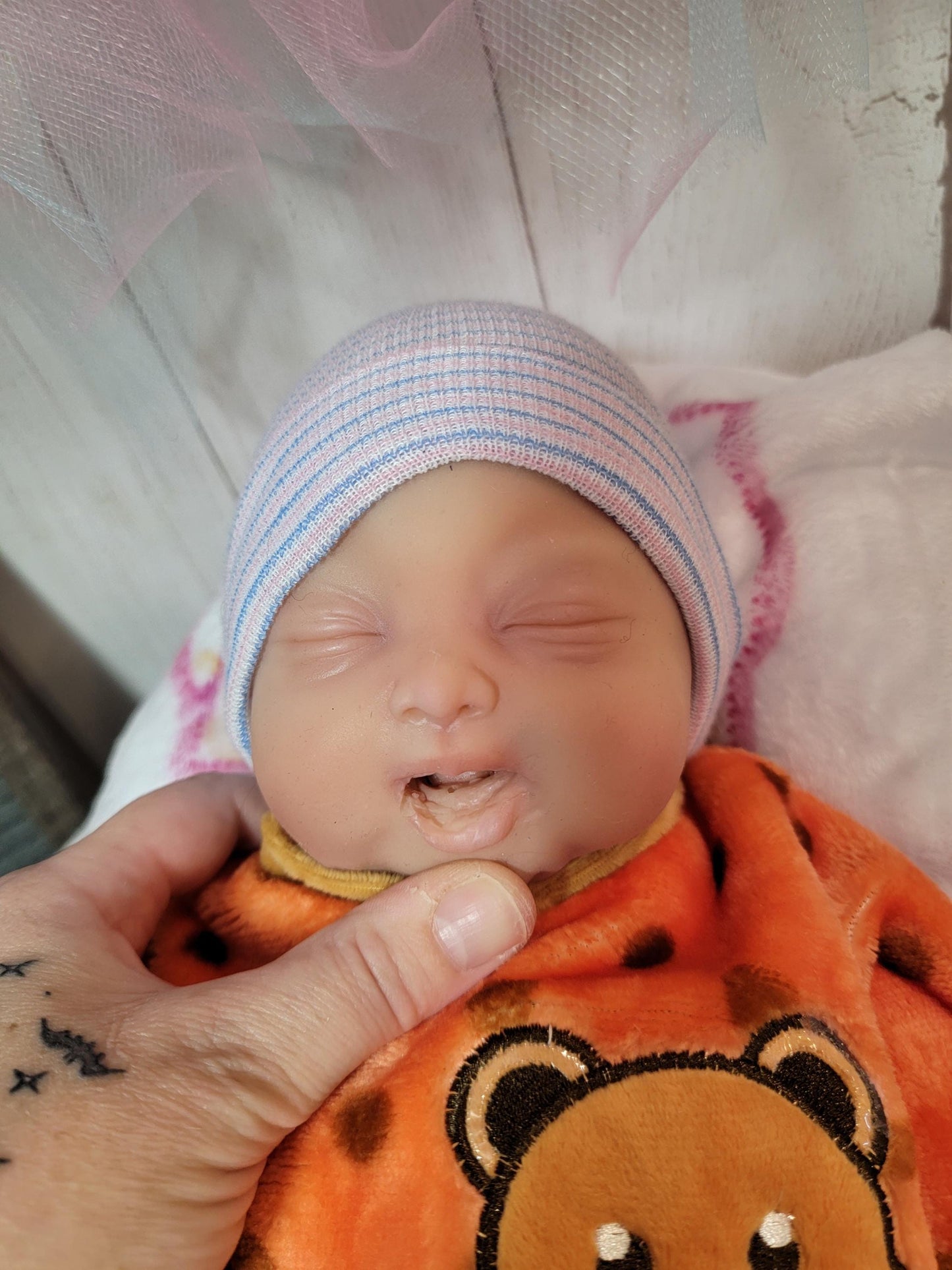 New Baby Available-Handmade 18" Silicone Baby Doll "Brianna" or "Brian" Enhanced Realism Edition