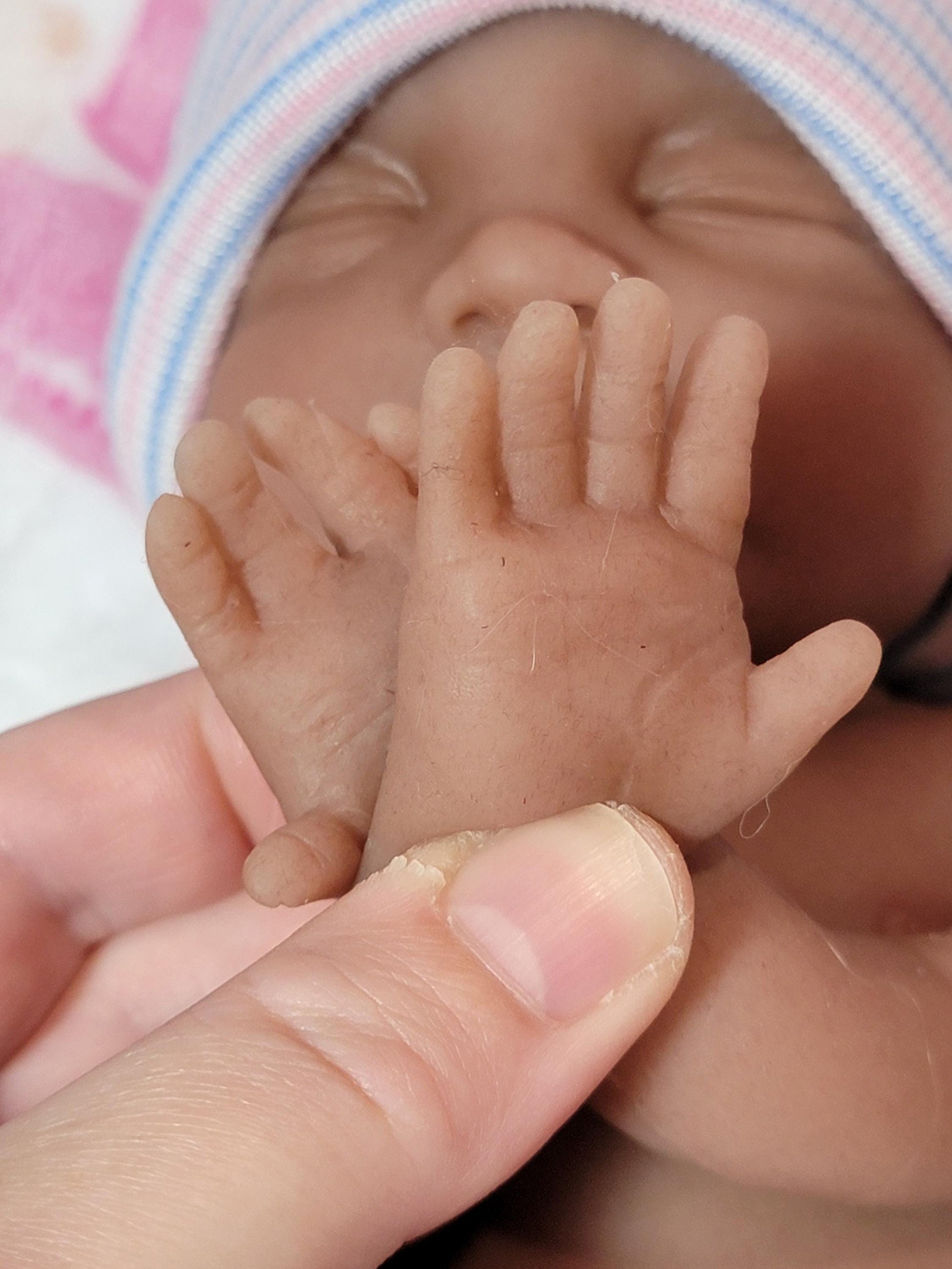 Handmade 14" Silicone Baby Doll Enhanced Realism Edition - Emerson