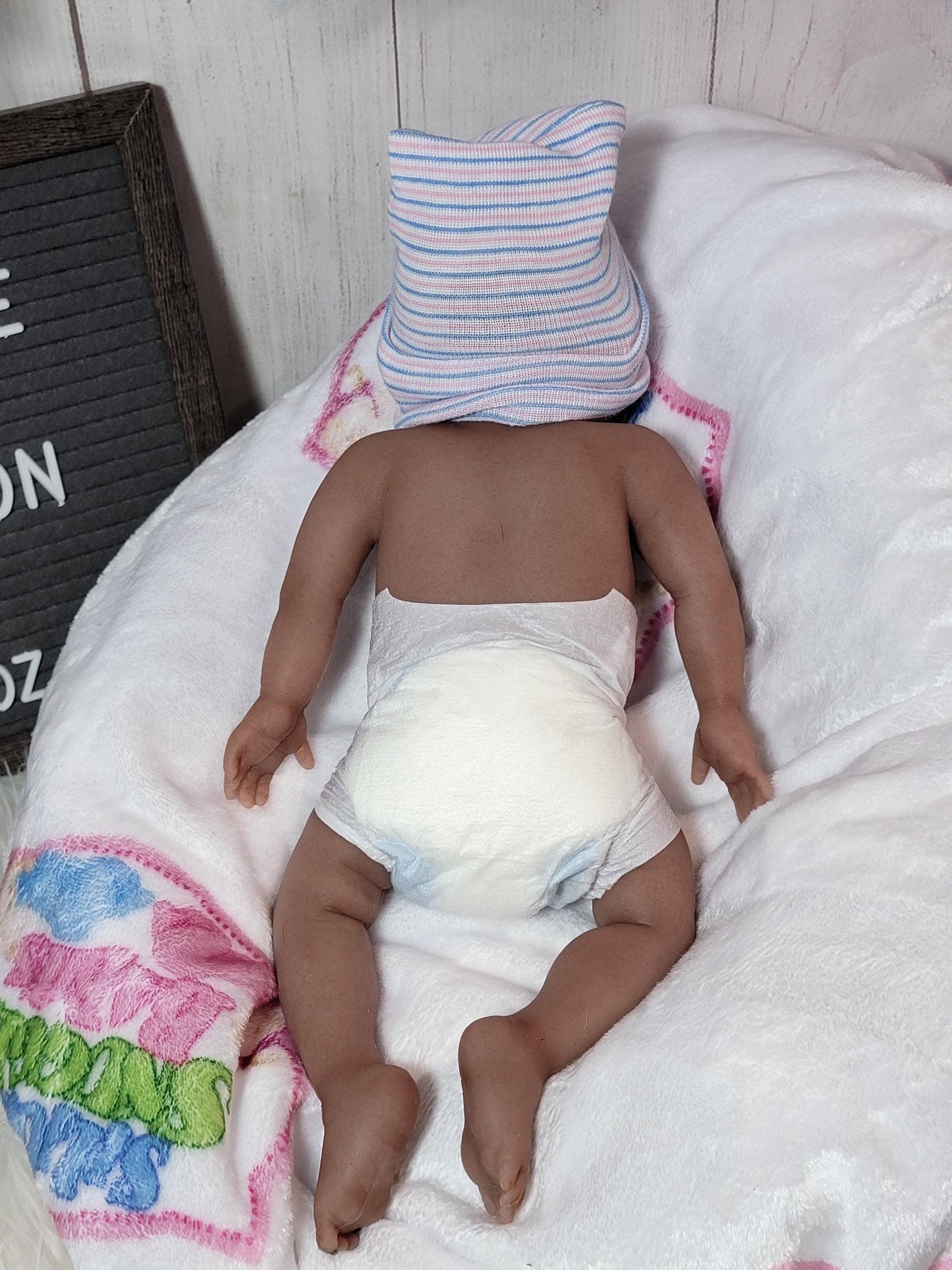 Authentic 14" Silicone Baby Doll Enhanced Realism Edition - Emerson Handmade by Artist