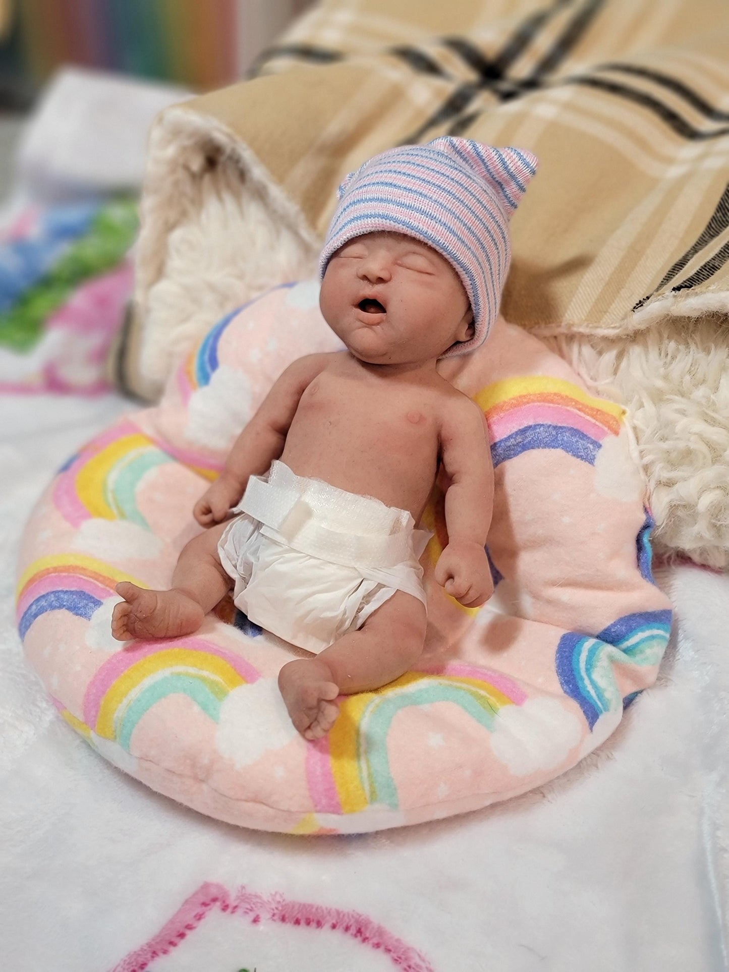 Handmade 8" Silicone Baby Doll Jackson or Jada Enhanced Realism Edition