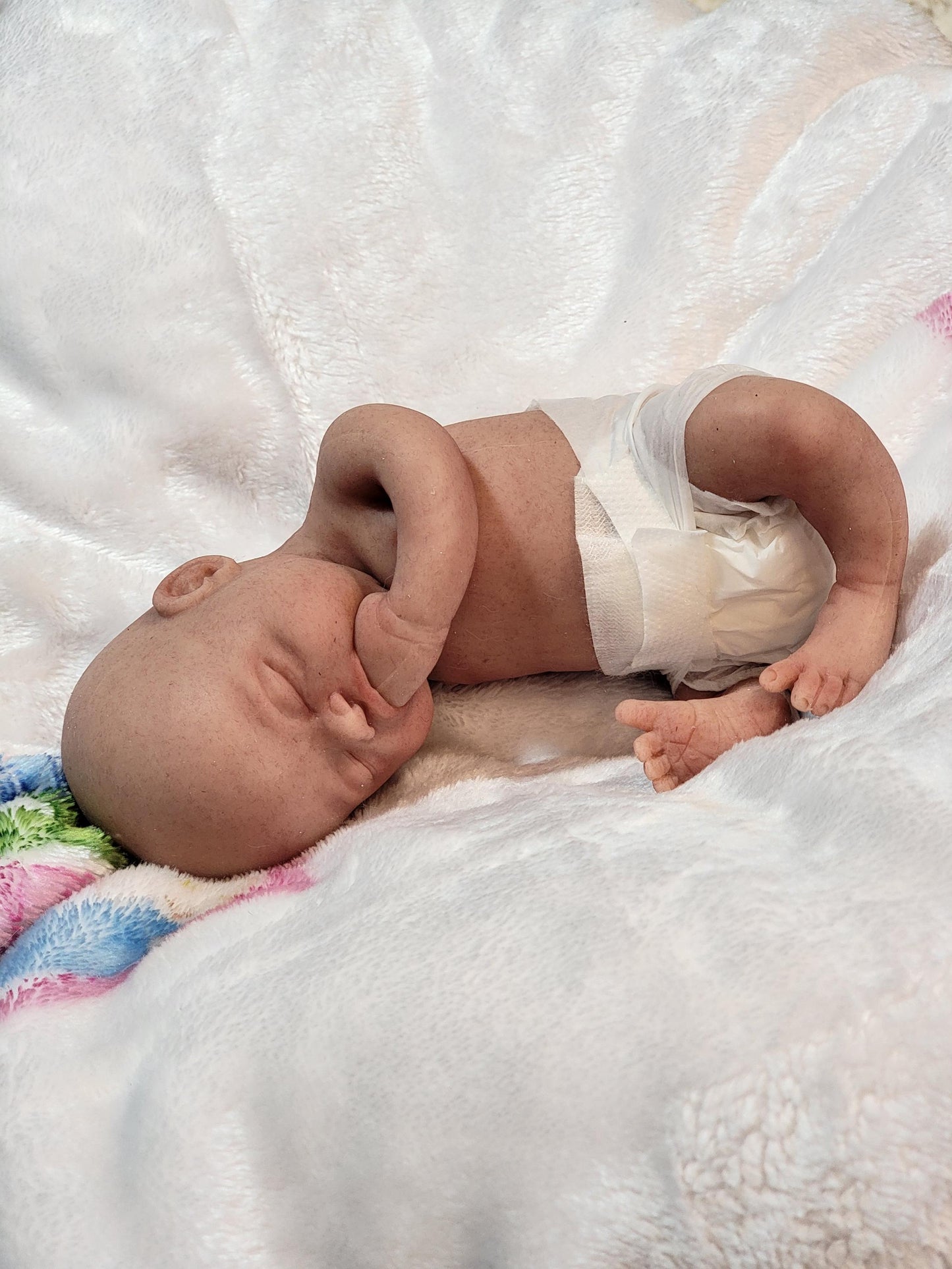 Handmade 8" Silicone Baby Doll Jackson or Jada Enhanced Realism Edition
