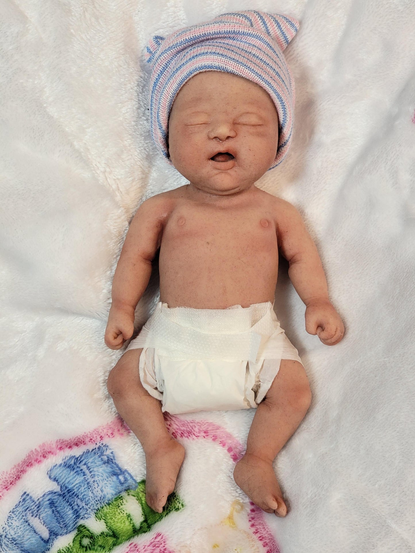 Handmade 8" Silicone Baby Doll Jackson or Jada Enhanced Realism Edition