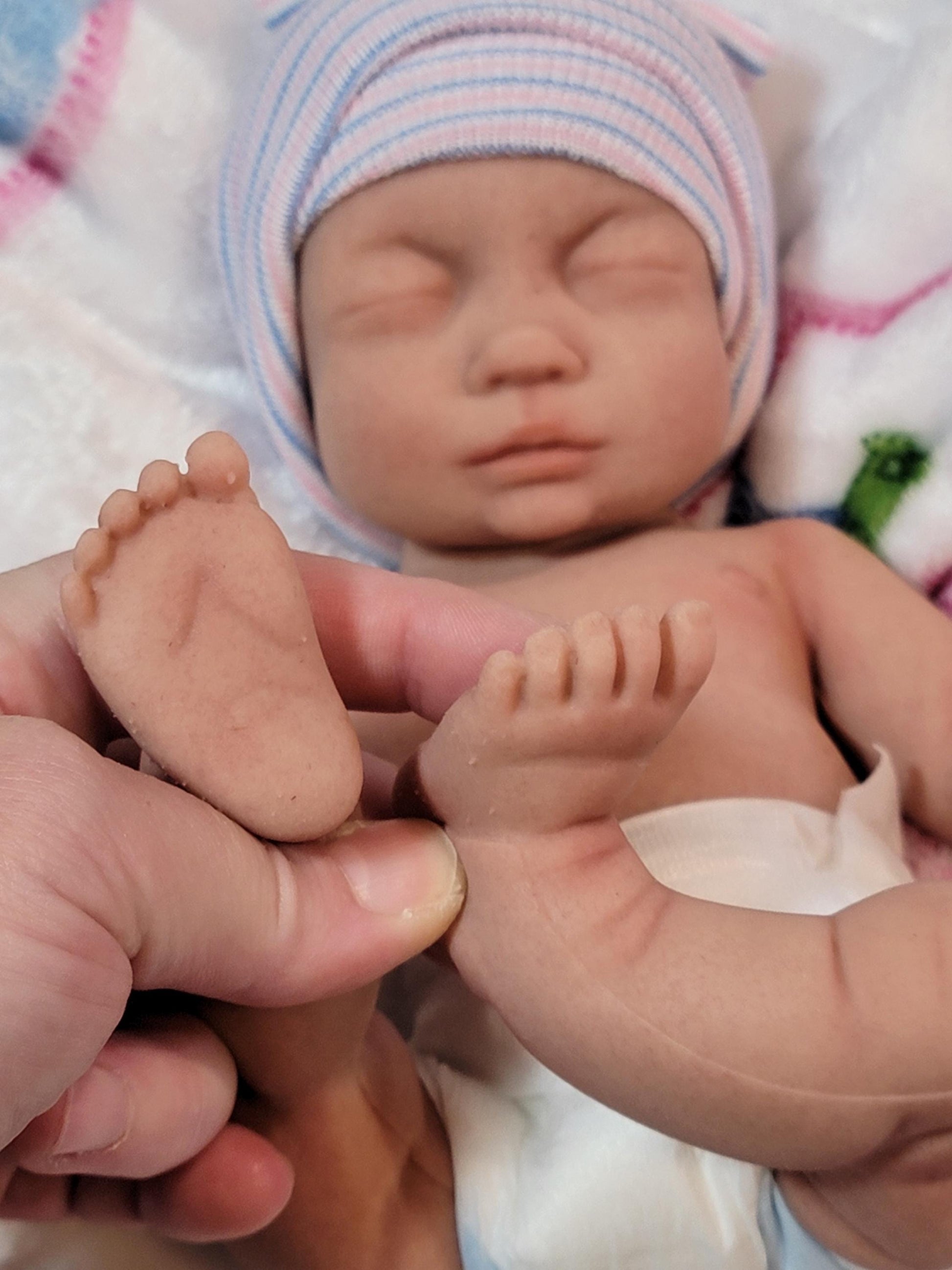 Silicone Baby Doll 12 inch Boy or Girl "Willow" or "William"