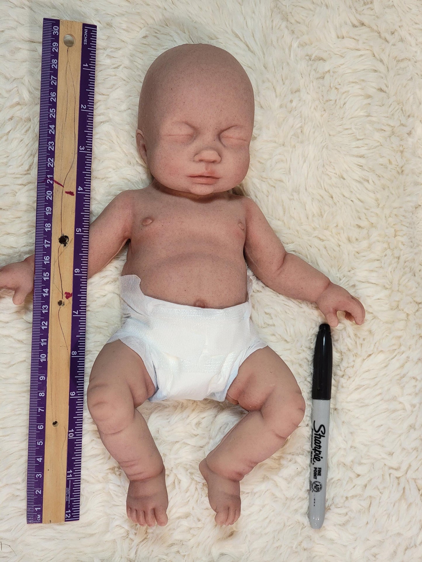 Silicone Baby Doll 12 inch Boy or Girl "Willow" or "William"