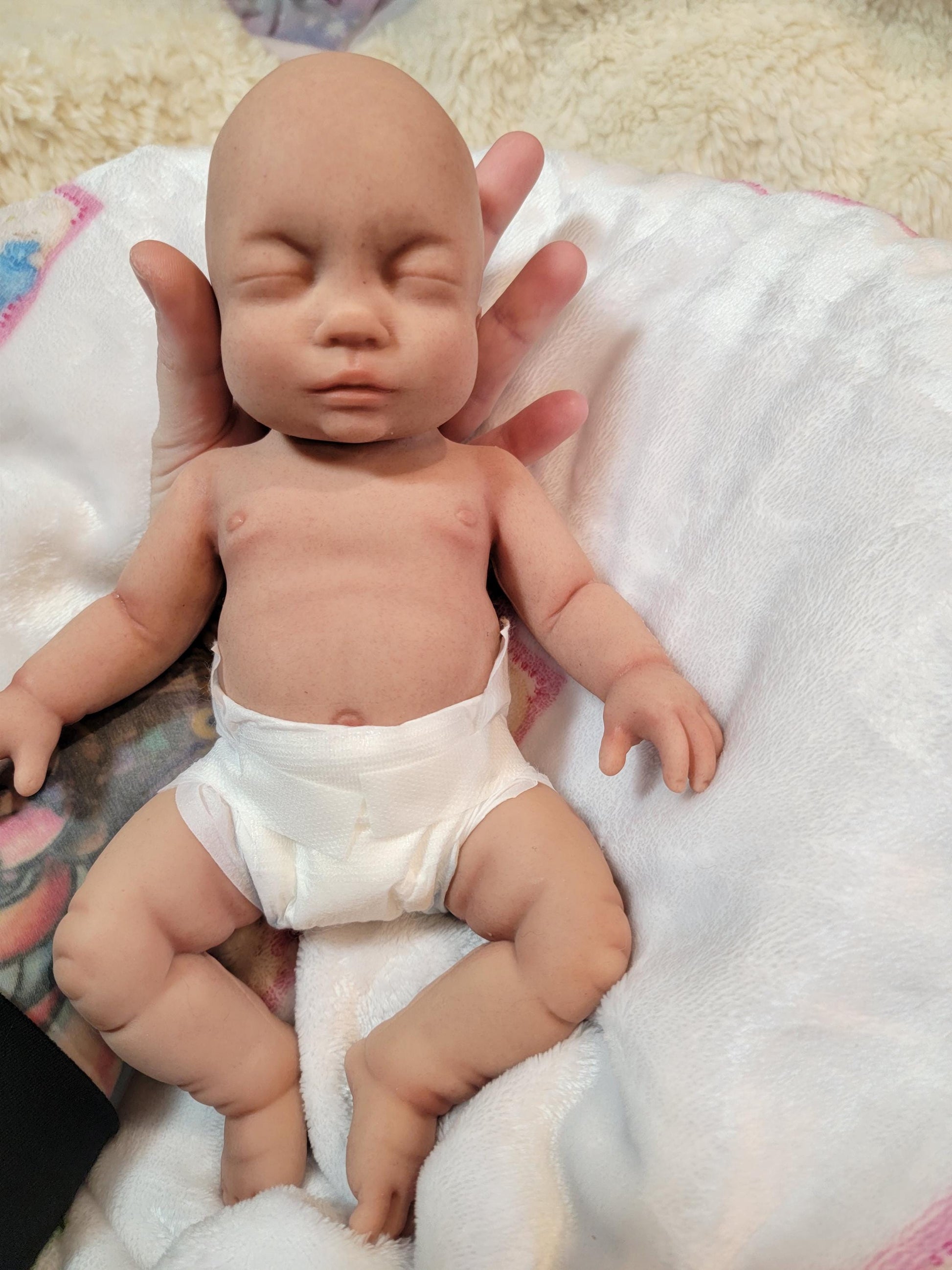 Silicone Baby Doll 12 inch Boy or Girl "Willow" or "William"