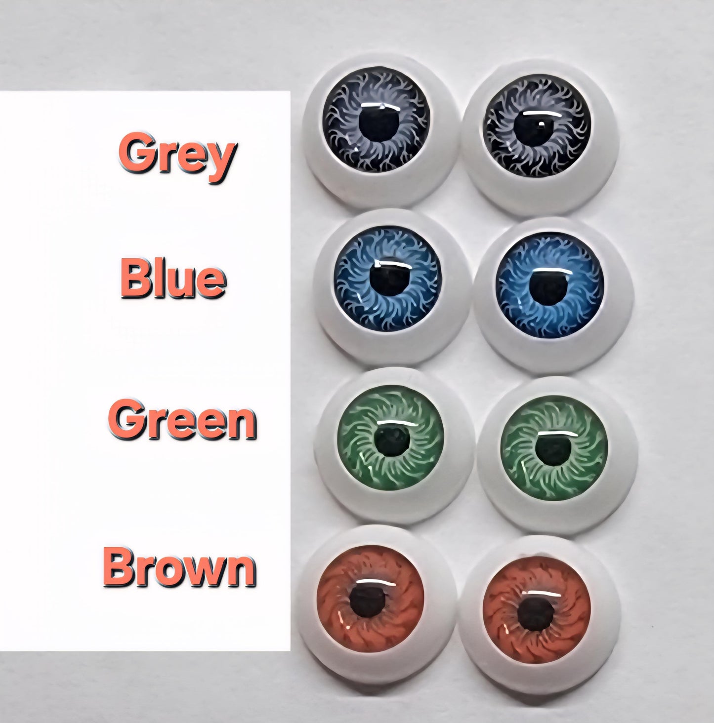 Replacement Eyes for Removable Eye Dolls