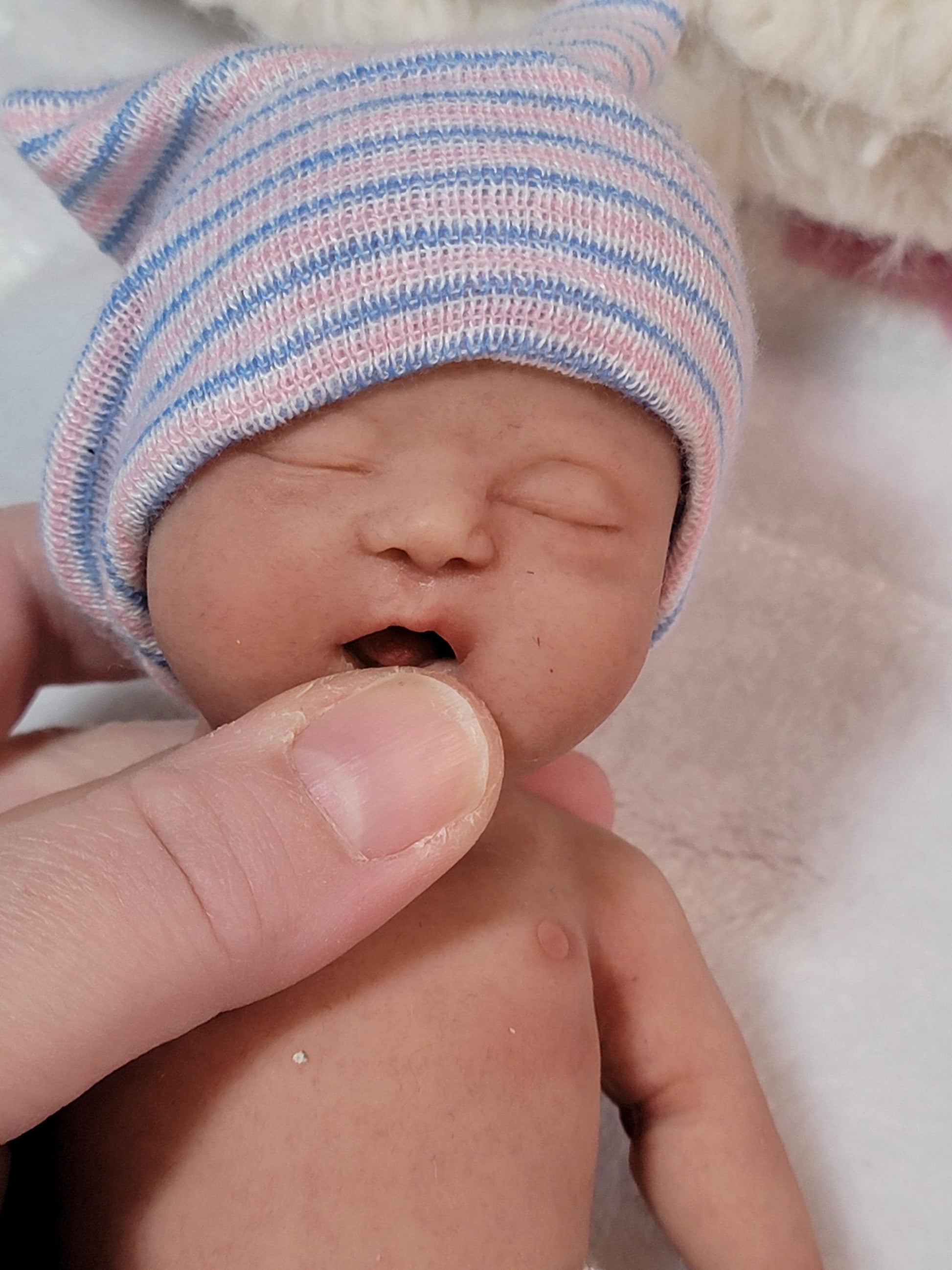 Handmade 8" Silicone Baby Doll Jackson or Jada Enhanced Realism Edition