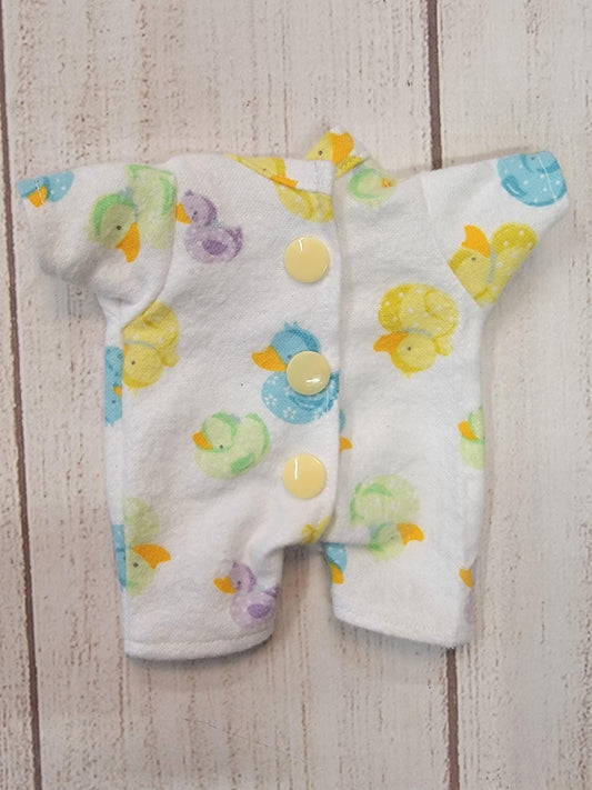 Handmade Flannel Romper Doll Outfit