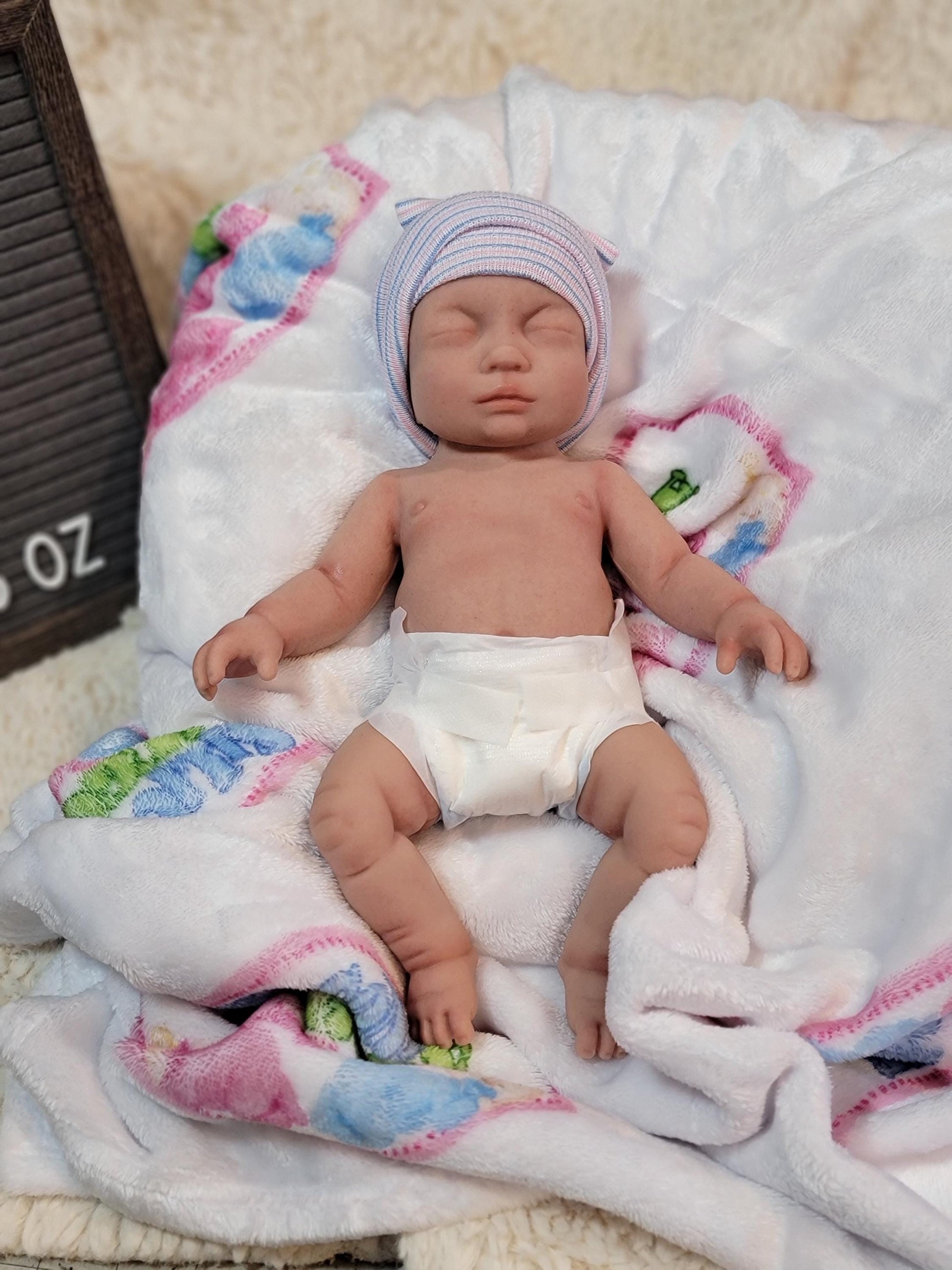Silicone Baby Doll 12 inch Boy or Girl "Willow" or "William"