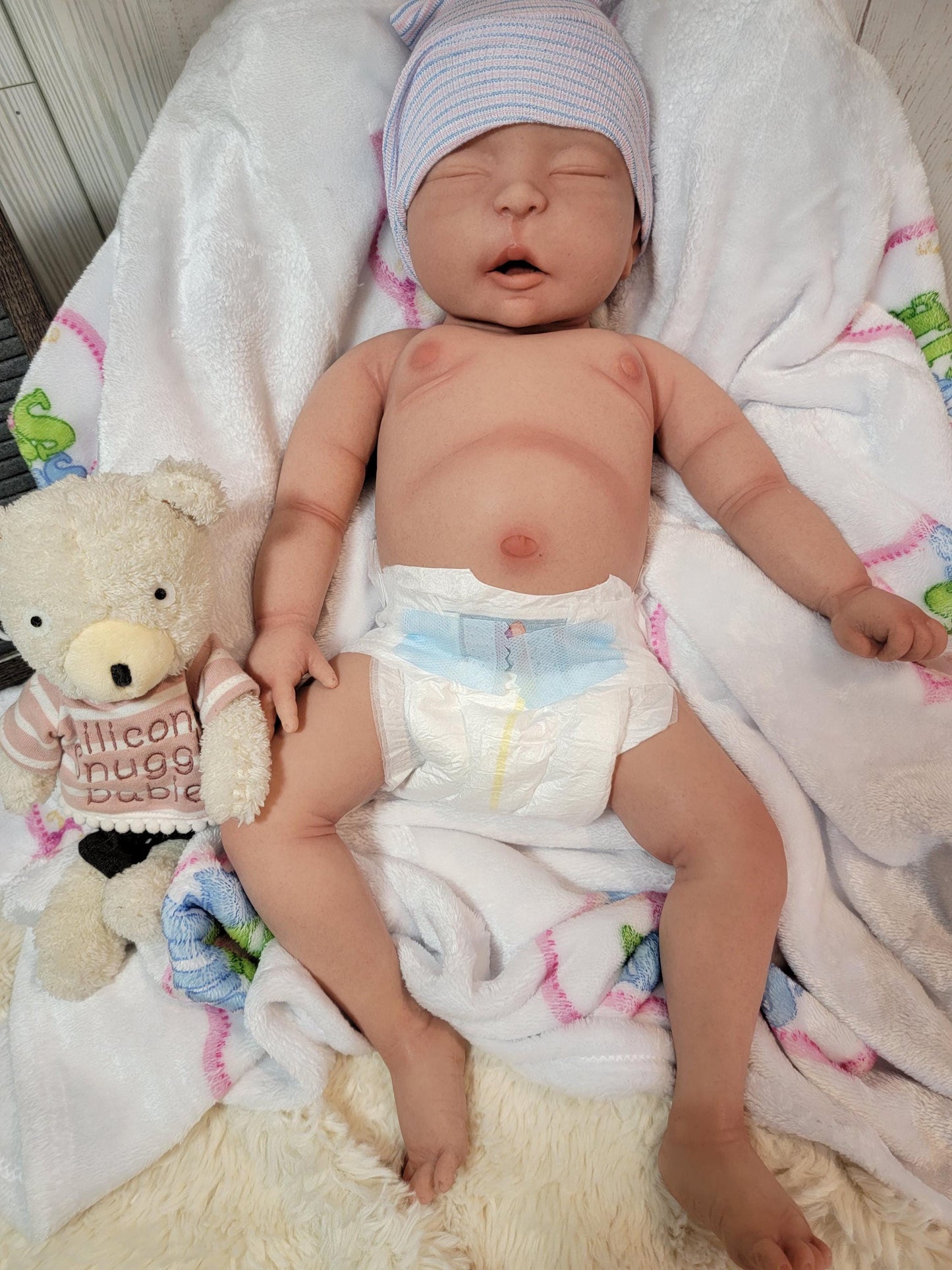 New Enhanced Realism Edition 22" Full Silicone Baby Doll "Dakota"