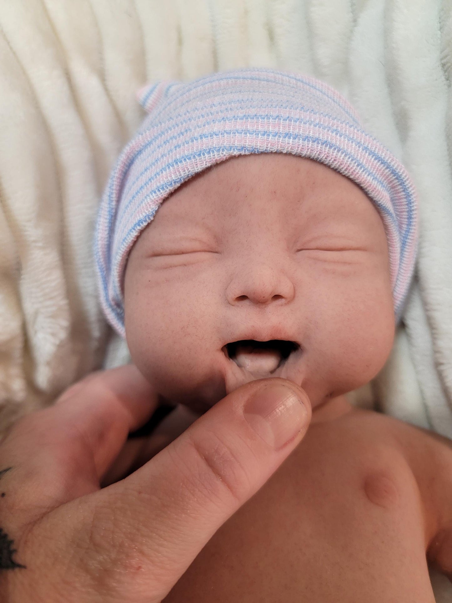 New Baby Available-Handmade 18" Silicone Baby Doll "Brianna" or "Brian" Enhanced Realism Edition