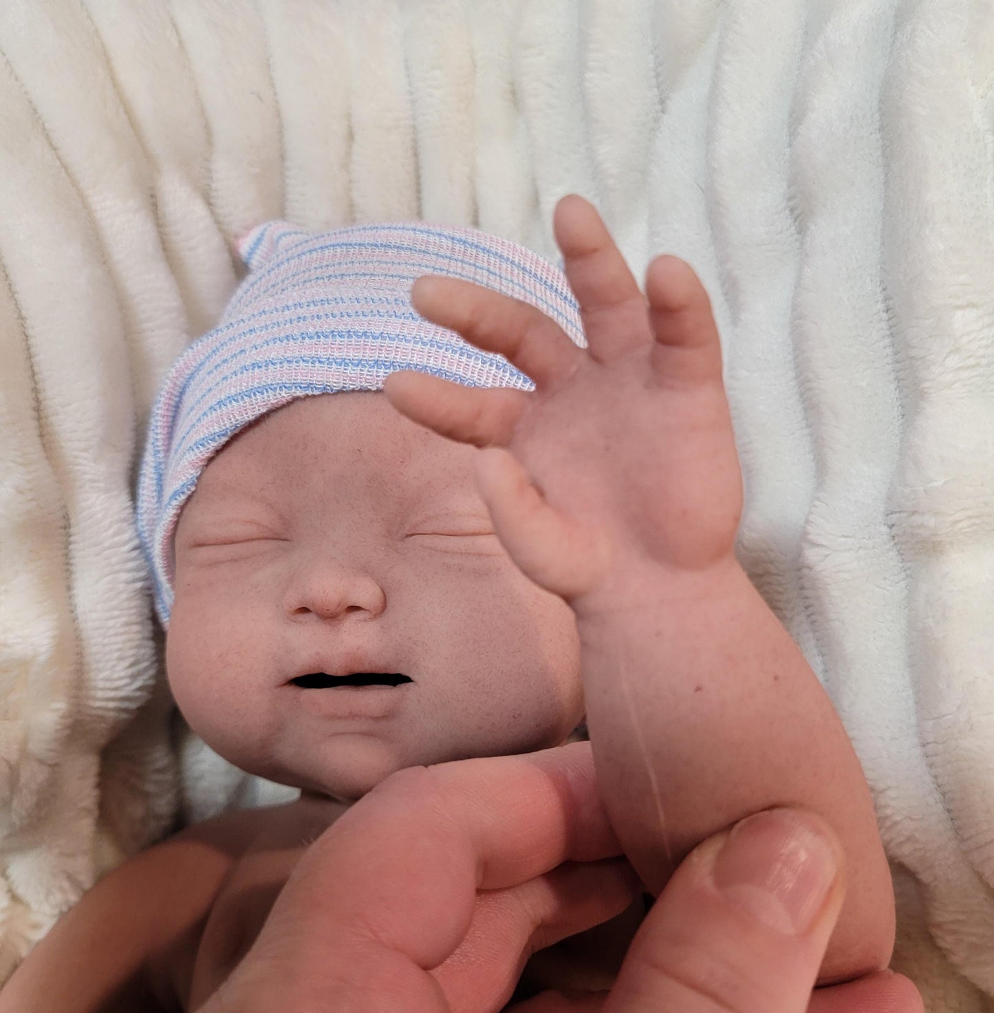 New Baby Available-Handmade 18" Silicone Baby Doll "Brianna" or "Brian" Enhanced Realism Edition