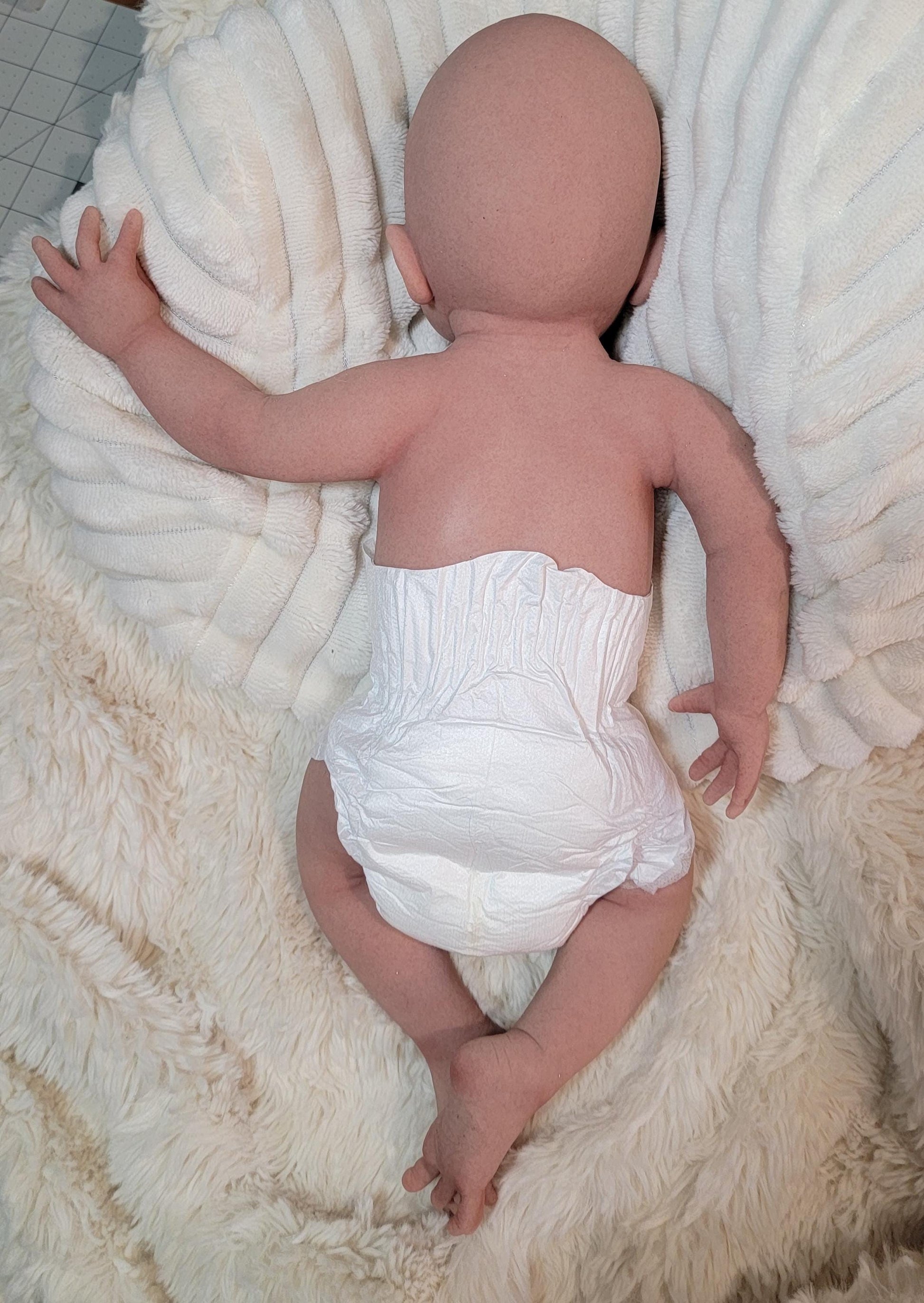 New Baby Available-Handmade 18" Silicone Baby Doll "Brianna" or "Brian" Enhanced Realism Edition