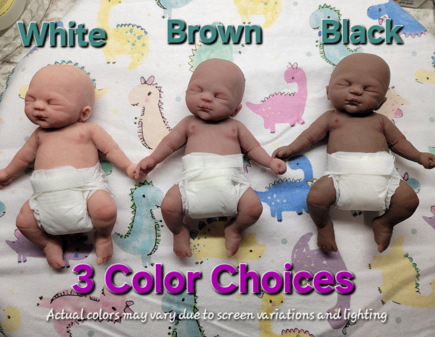 Handmade 14" Silicone Baby Doll Enhanced Realism Edition - Emerson