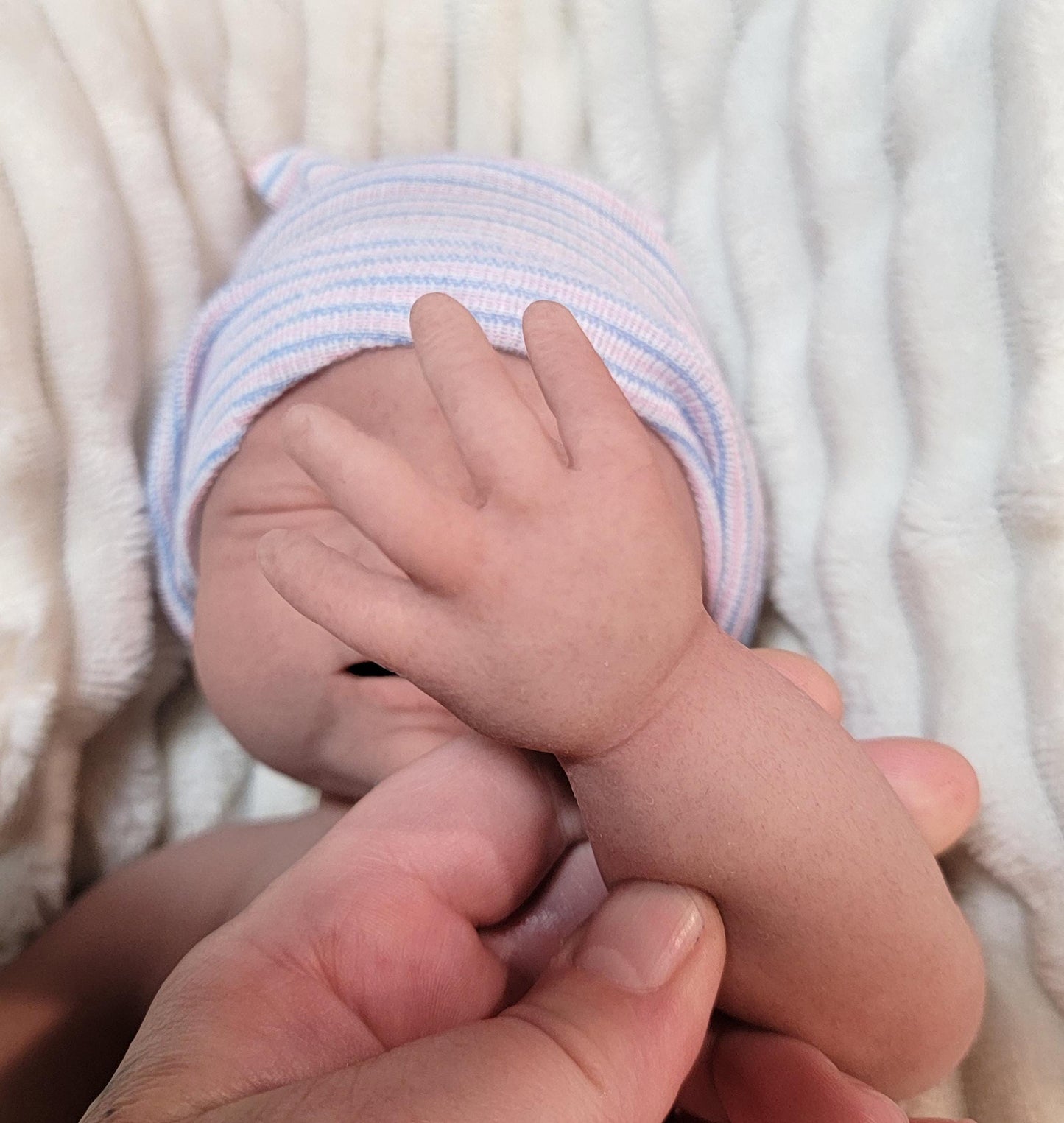 New Baby Available-Handmade 18" Silicone Baby Doll "Brianna" or "Brian" Enhanced Realism Edition