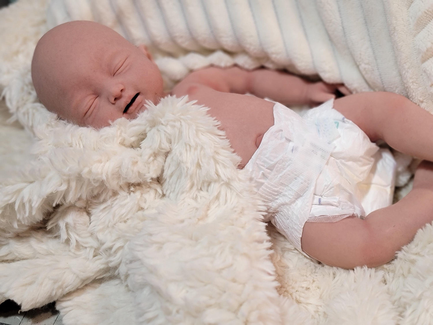 New Baby Available-Handmade 18" Silicone Baby Doll "Brianna" or "Brian" Enhanced Realism Edition