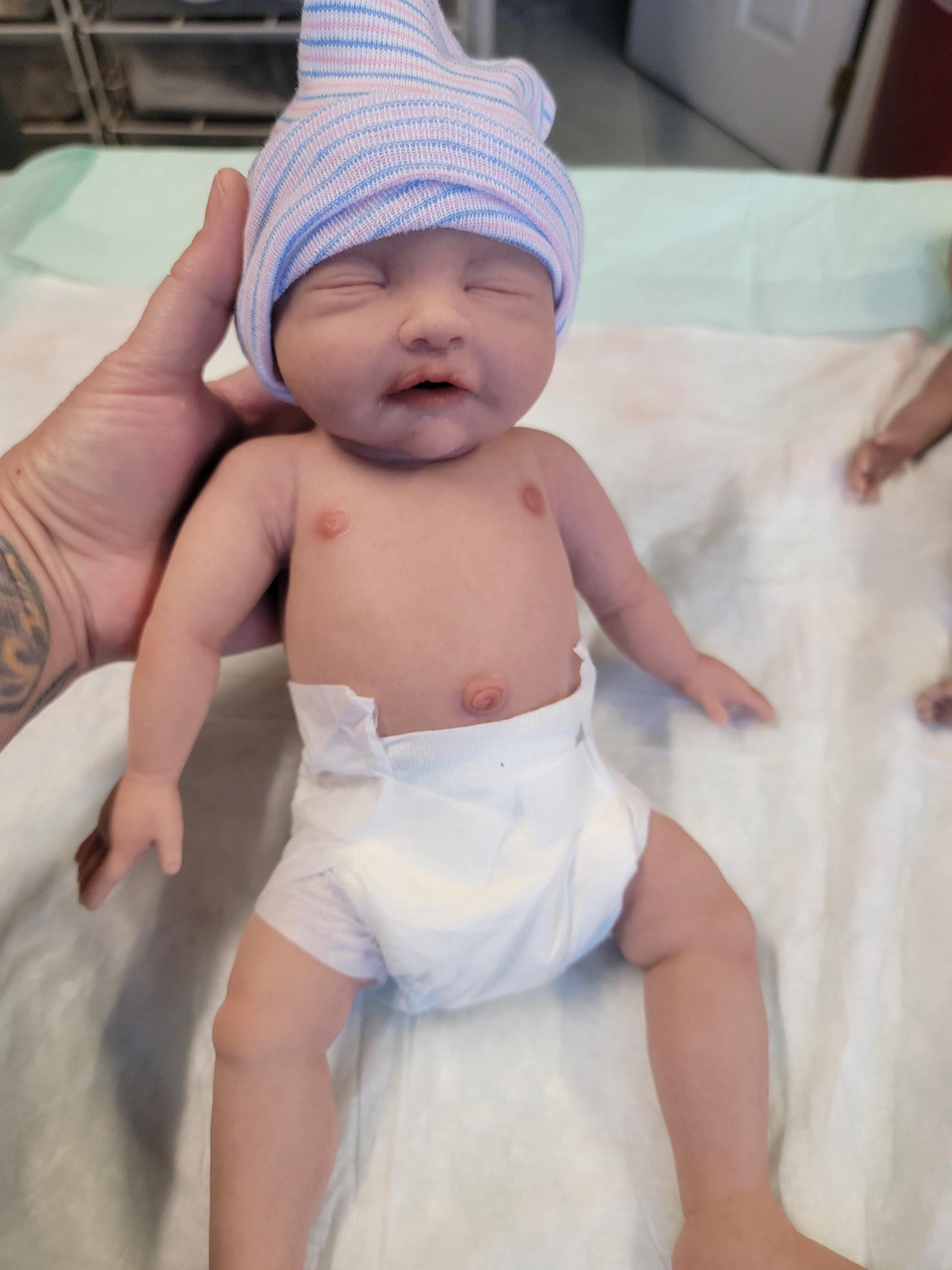Handmade 14" Silicone Baby Doll Enhanced Realism Edition - Emerson