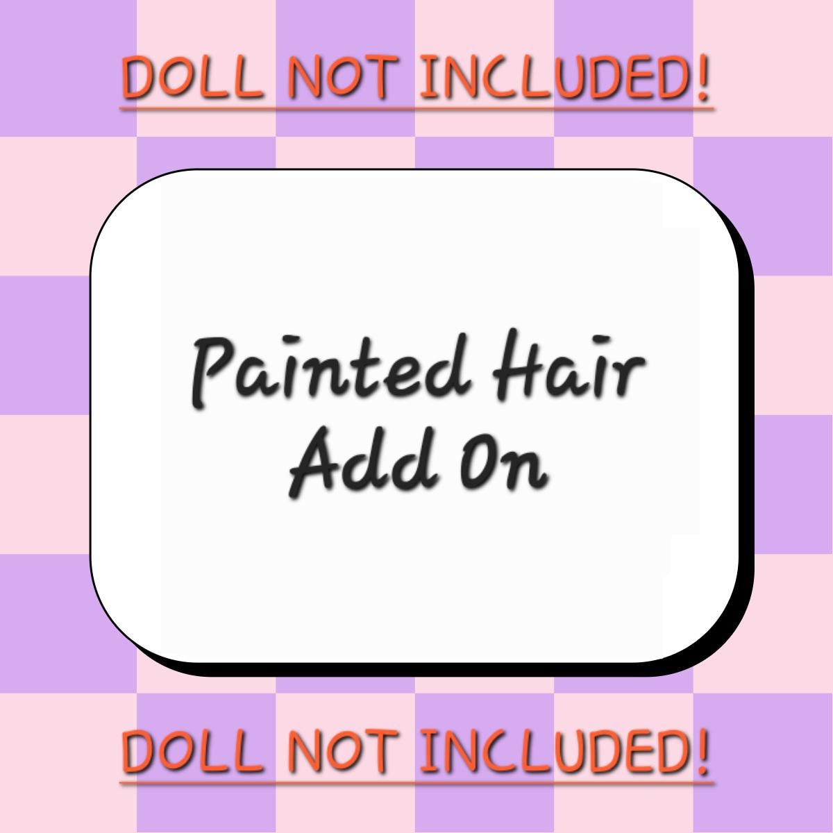 Painted Hair Add-On Option
