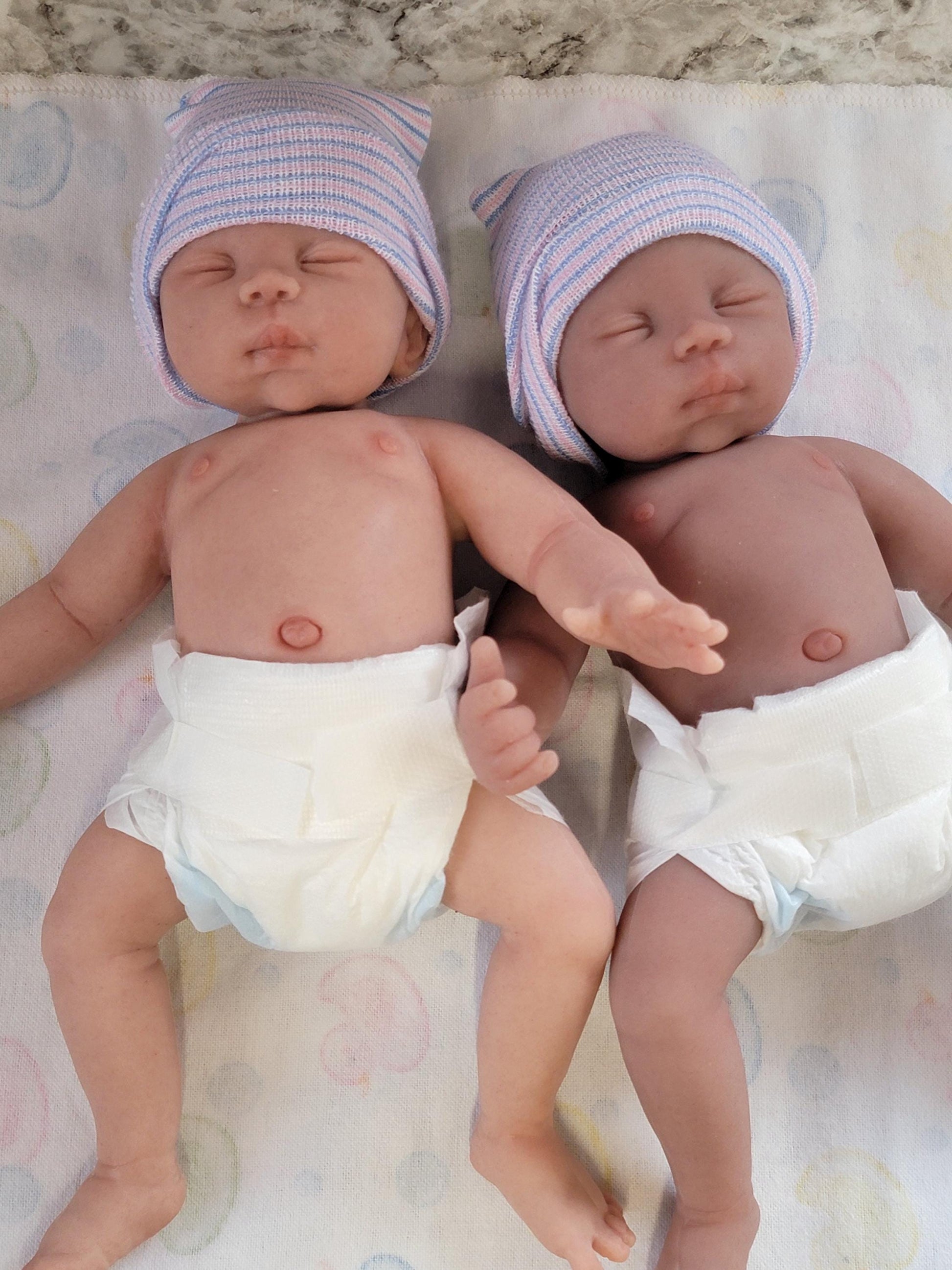 Handmade 10" Silicone Baby Doll - "Casey" Enhanced Realism Edition