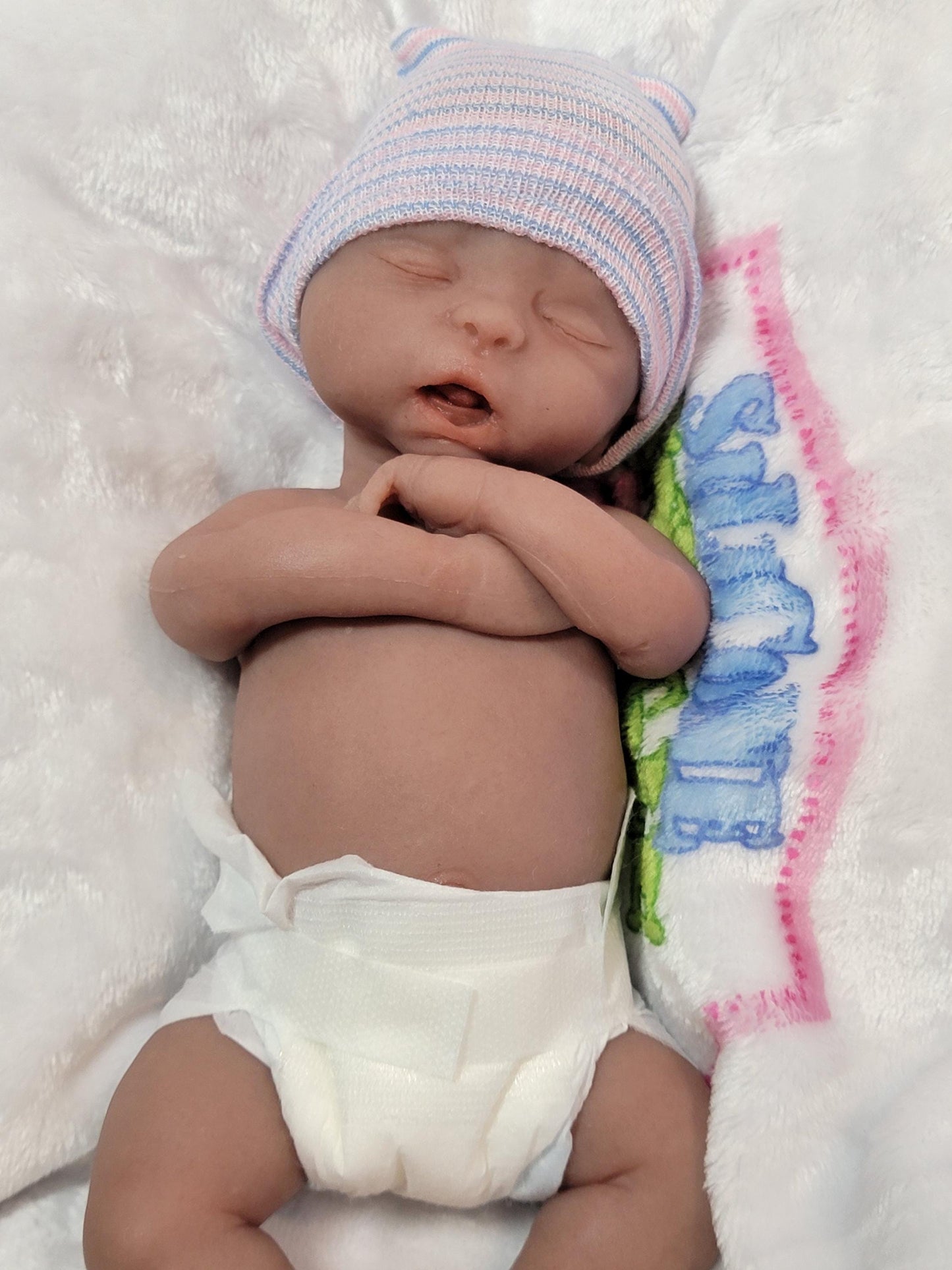 Authentic 12" Silicone Baby Doll Angelica or Arthur Enhanced Realism Edition Handmade by Artist