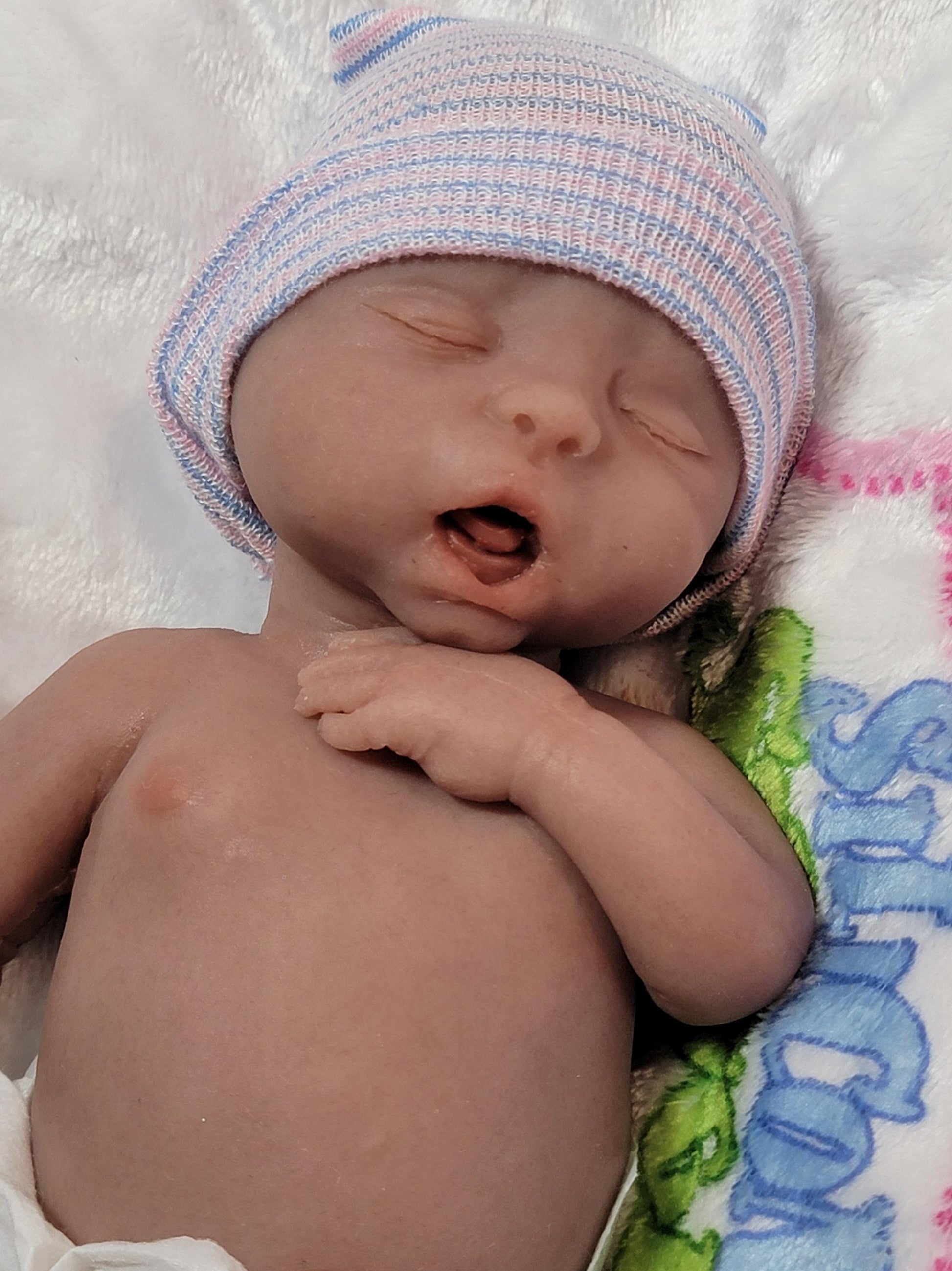 Authentic 12" Silicone Baby Doll Angelica or Arthur Enhanced Realism Edition Handmade by Artist