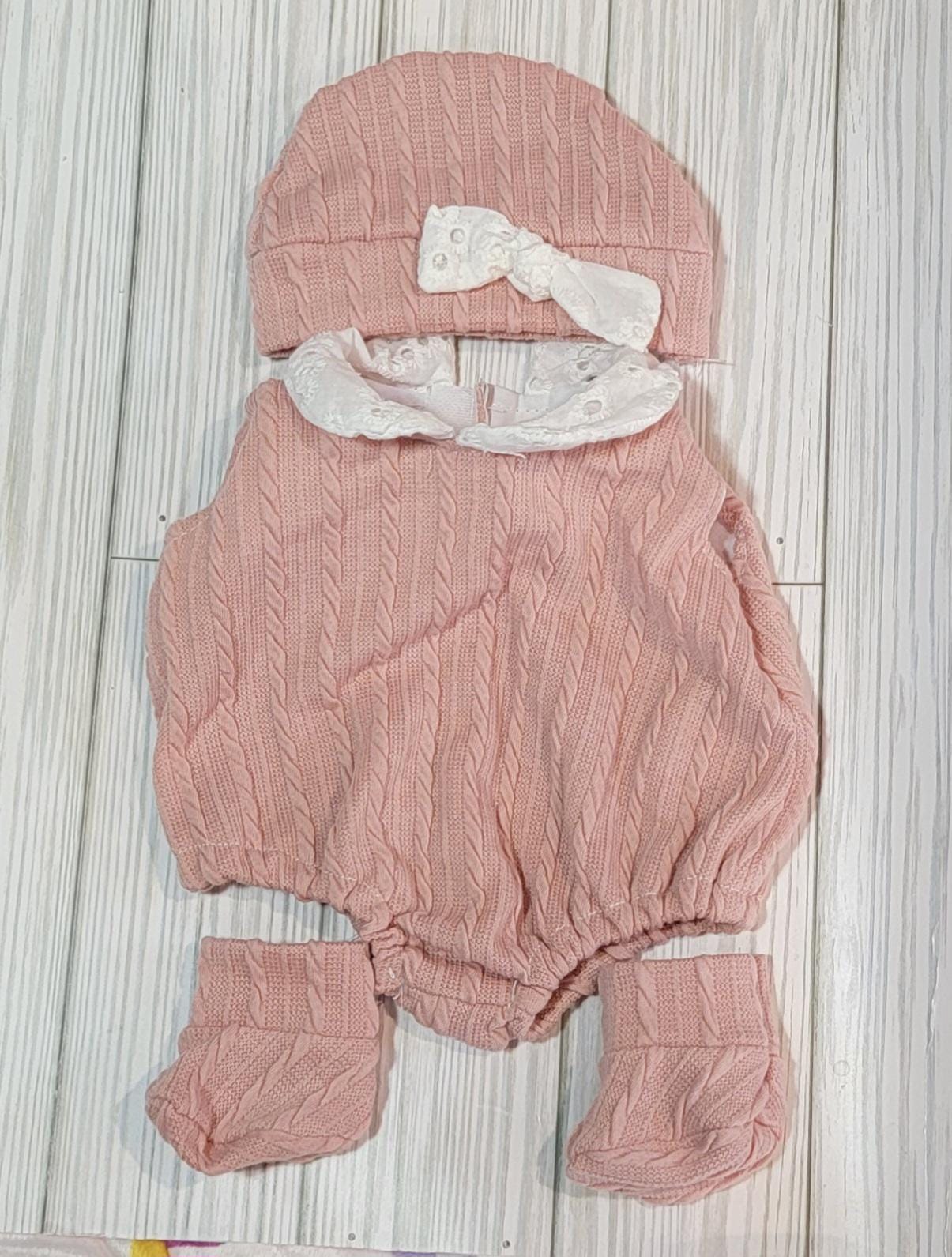 3 Piece Romper Baby Doll Outfit