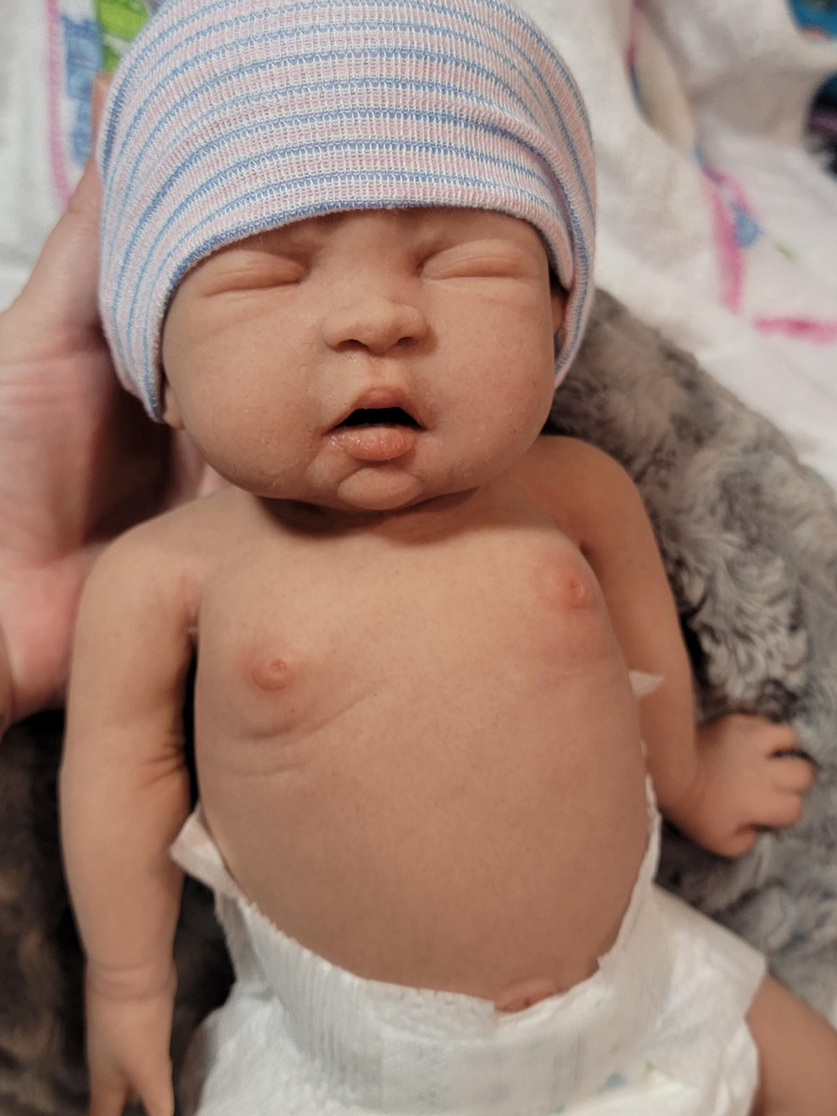 Authentic 15" Silicone Baby Boy Doll "Tyler" Enhanced Realism Edition Handmade by Artist
