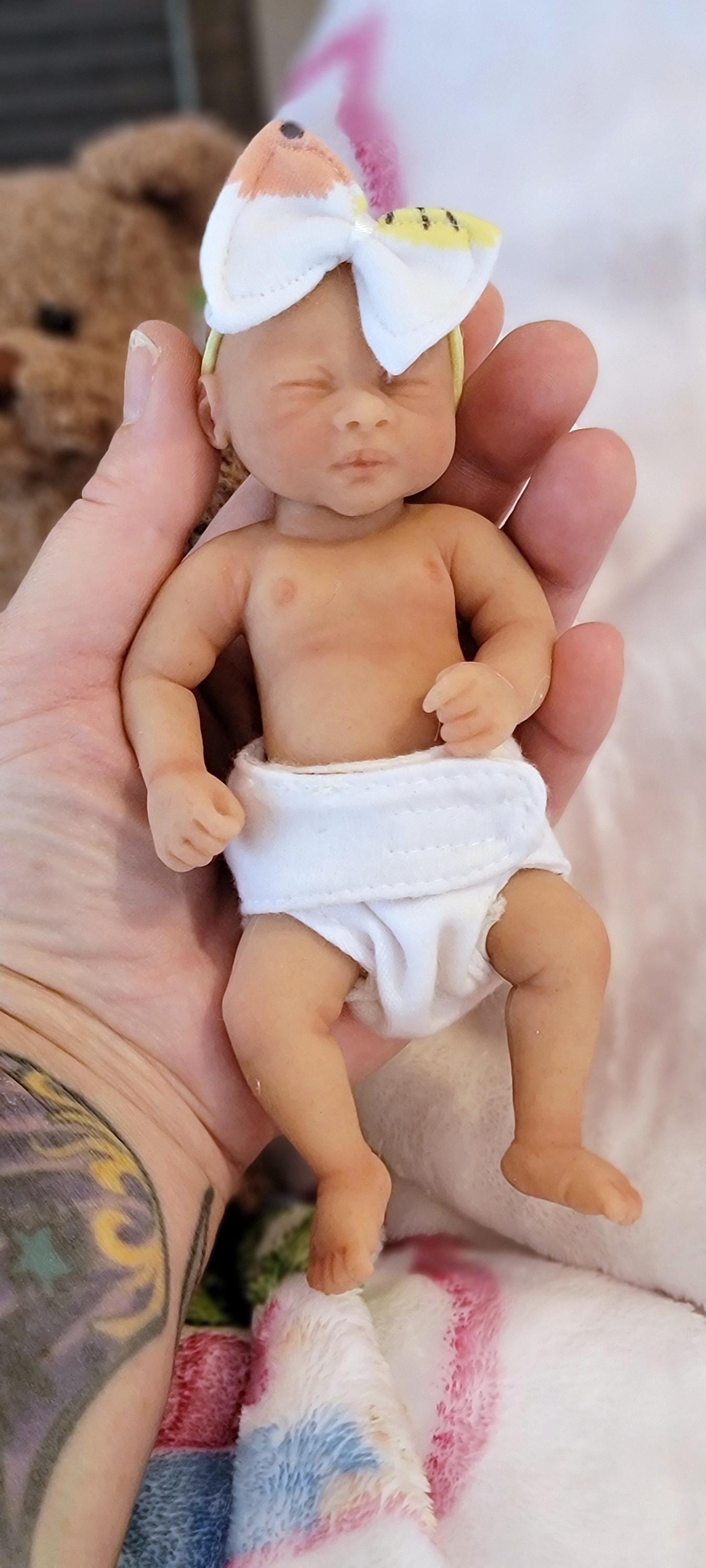 Handmade 6" Silicone Baby Doll Blake Enhanced Realism Edition
