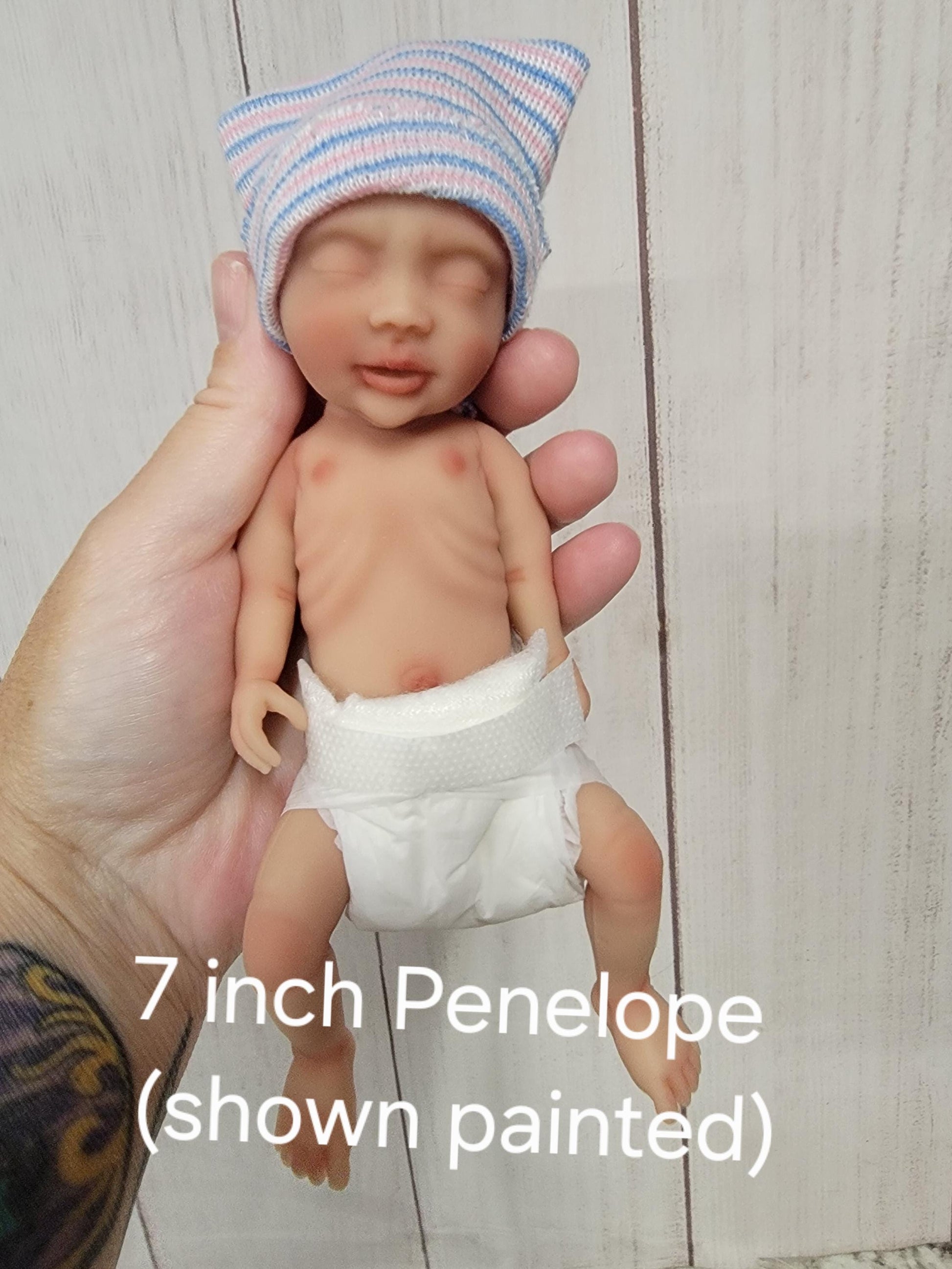 First Edition Unpainted Silicone Baby Dolls – Reborn Kits 6-9.5 inch