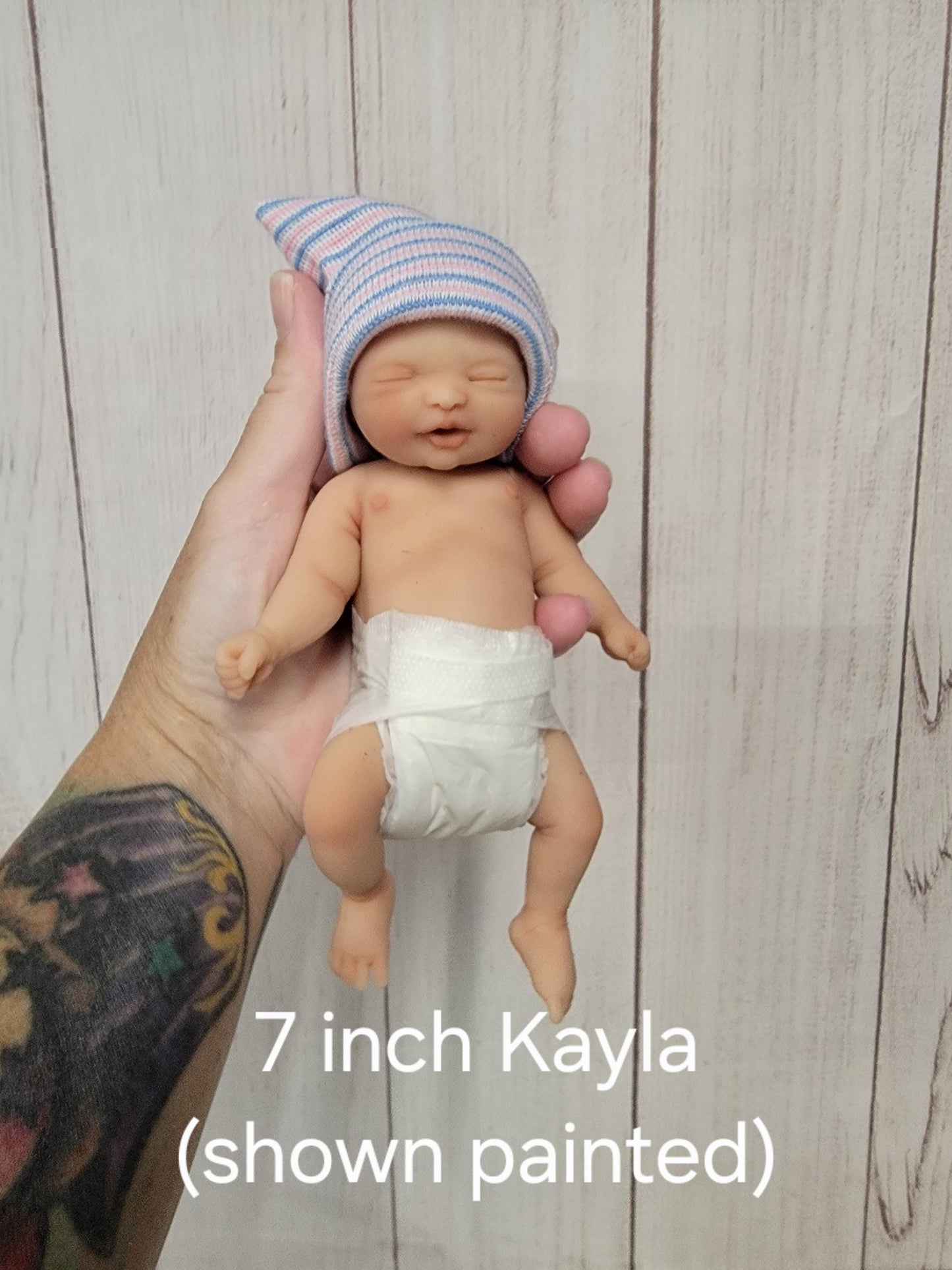 First Edition Unpainted Silicone Baby Dolls – Reborn Kits 6-9.5 inch