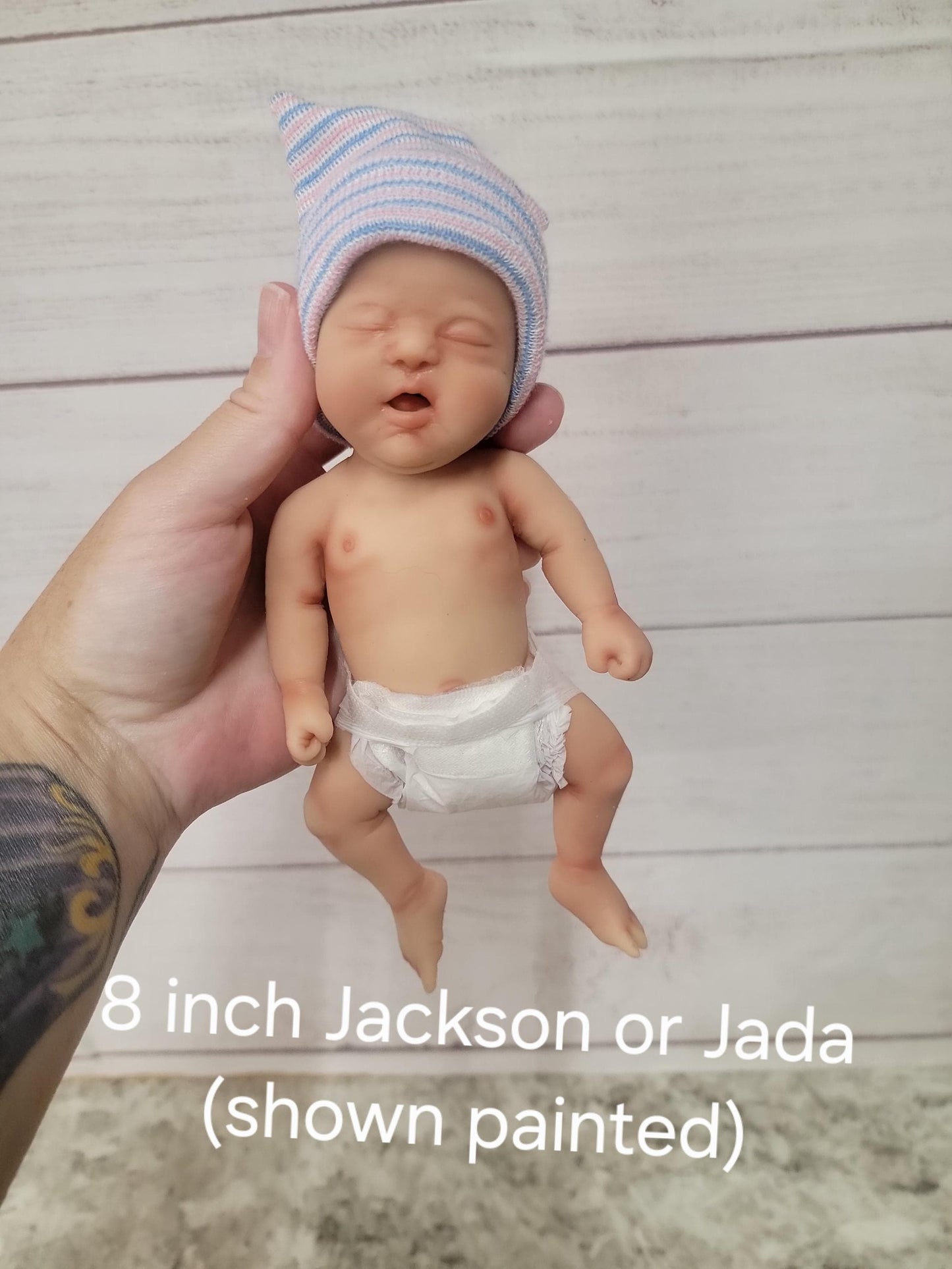 First Edition Unpainted Silicone Baby Dolls – Reborn Kits 6-9.5 inch