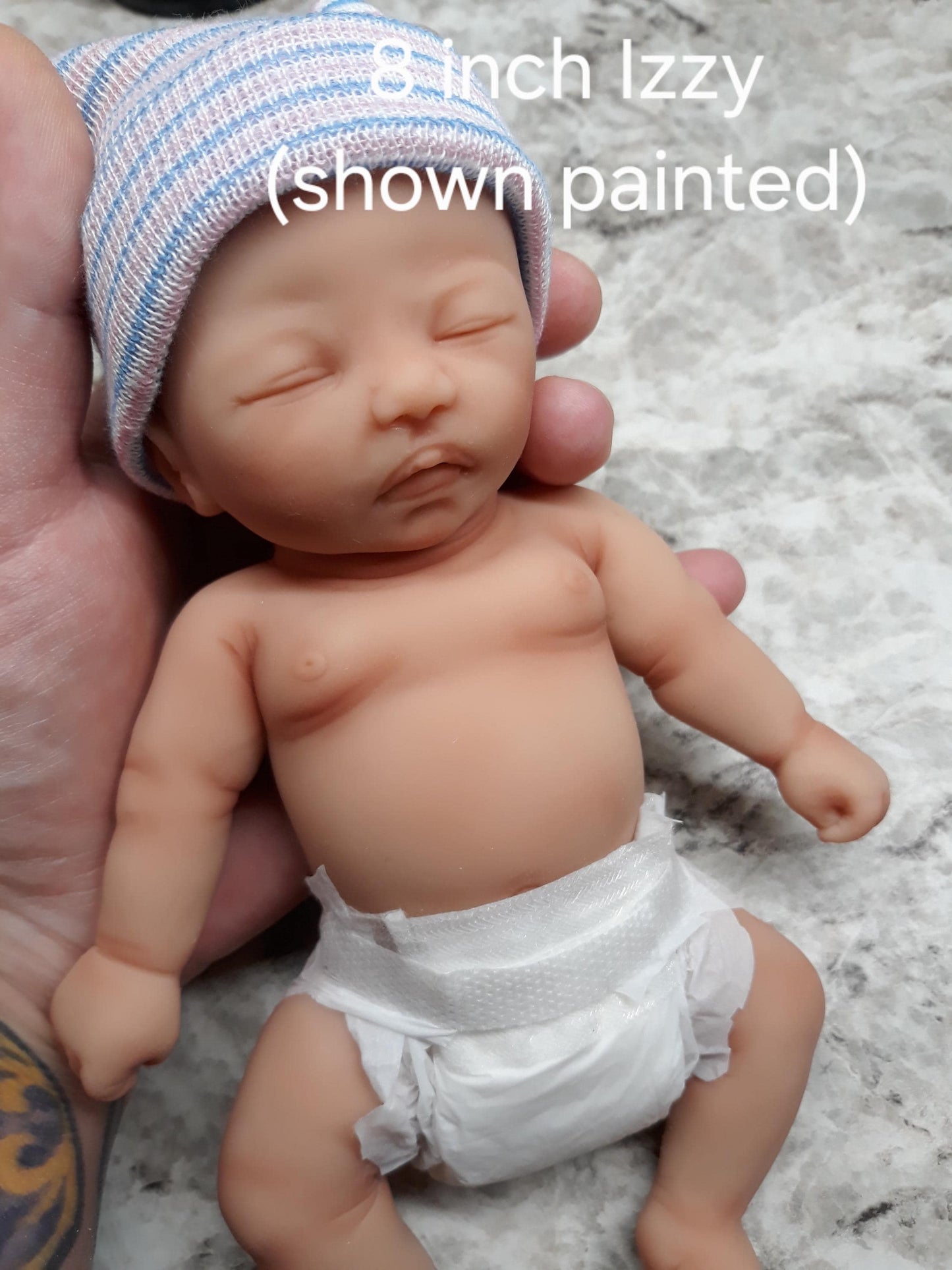 First Edition Unpainted Silicone Baby Dolls – Reborn Kits 6-9.5 inch