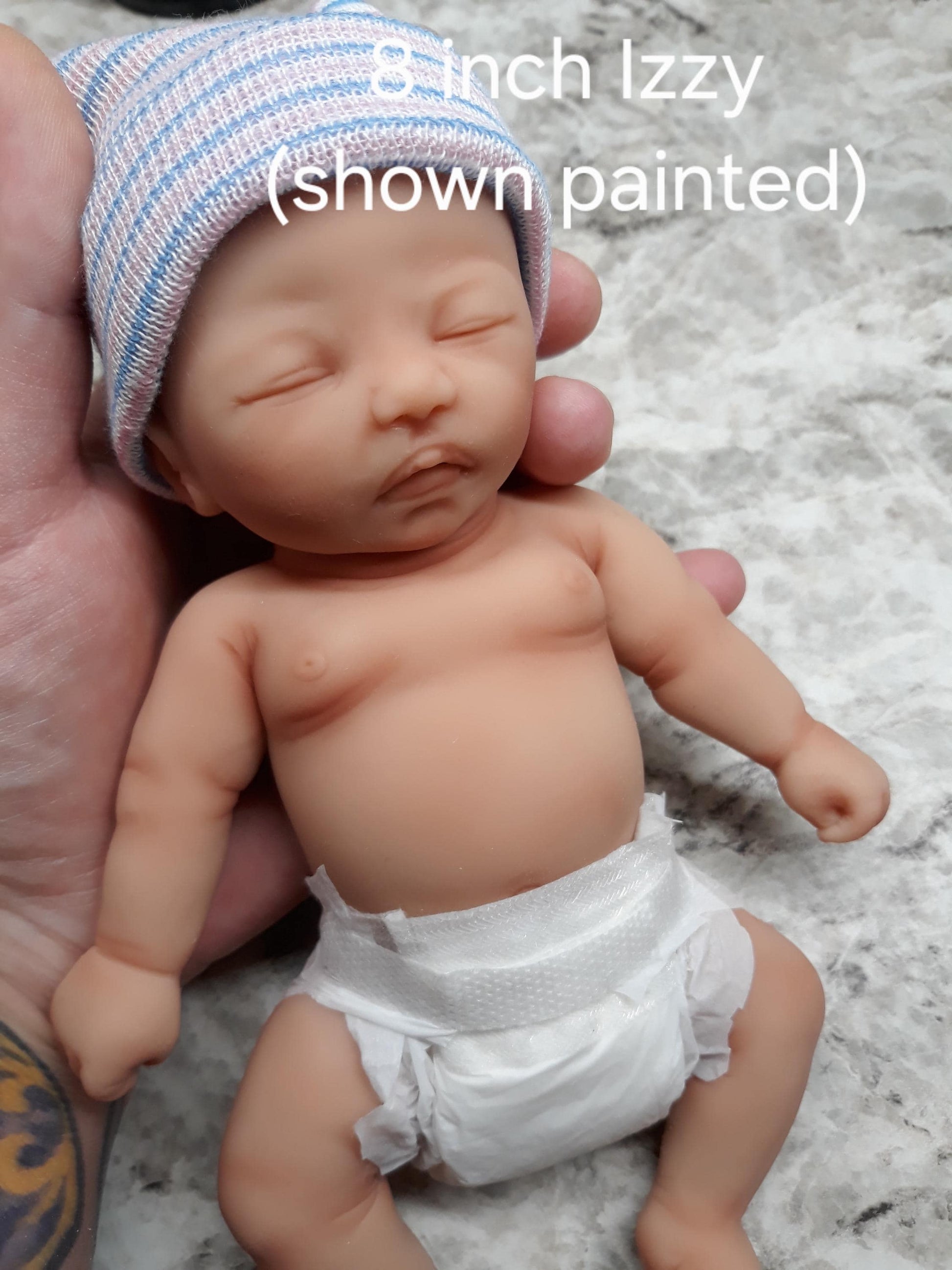 First Edition Unpainted Silicone Baby Dolls – Reborn Kits 6-9.5 inch