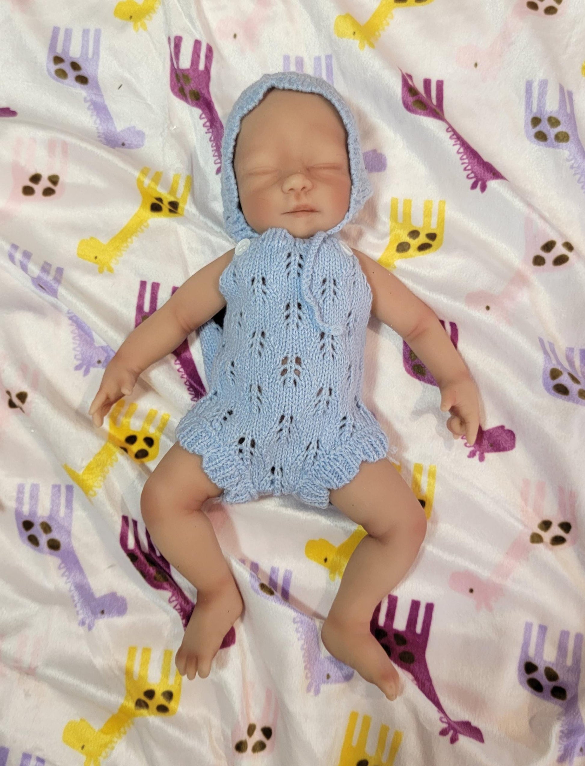 2 Piece Crochet Romper Doll Outfit