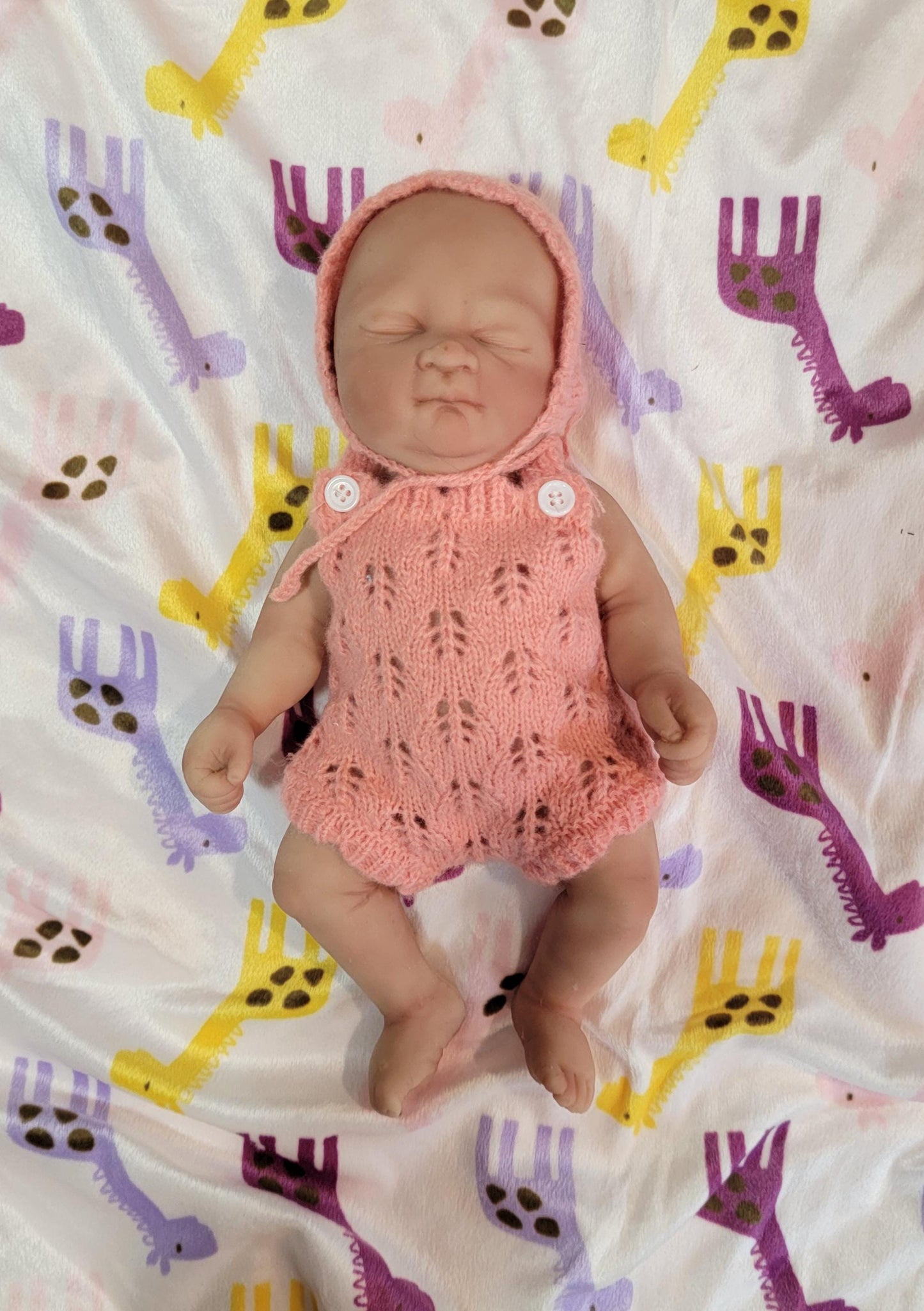 2 Piece Crochet Romper Doll Outfit